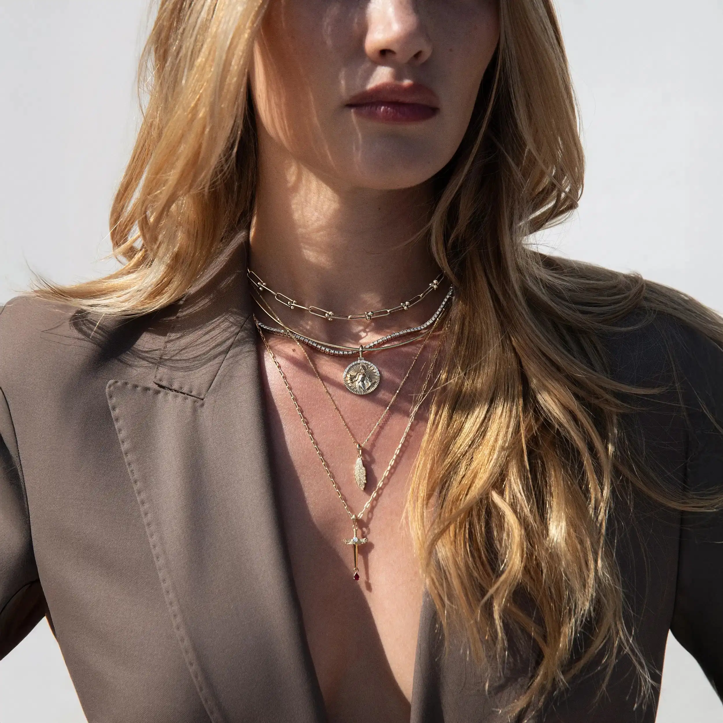Diamond Athena Necklace - Image 3