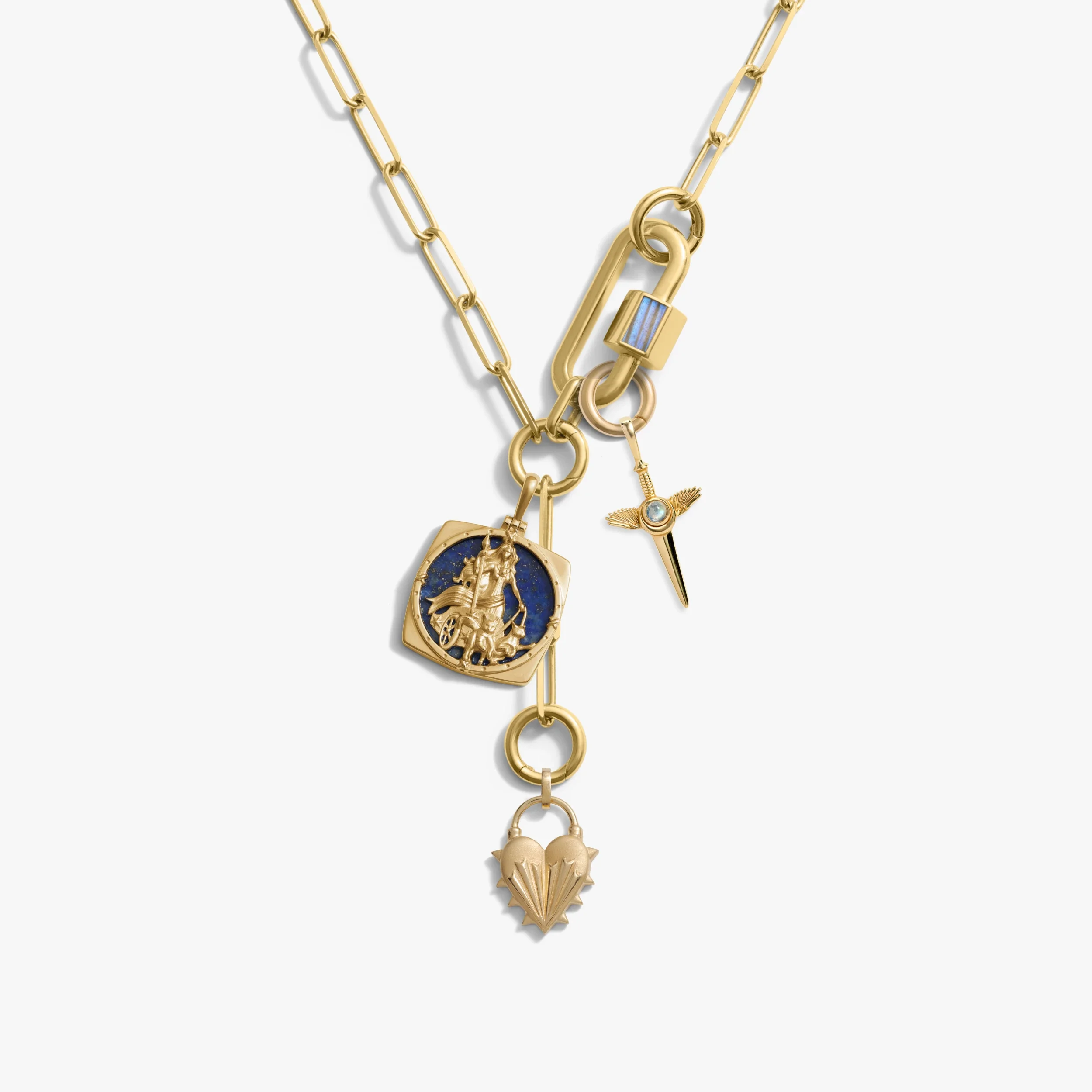 Warrior's Heart Charm Lariat - Image 5