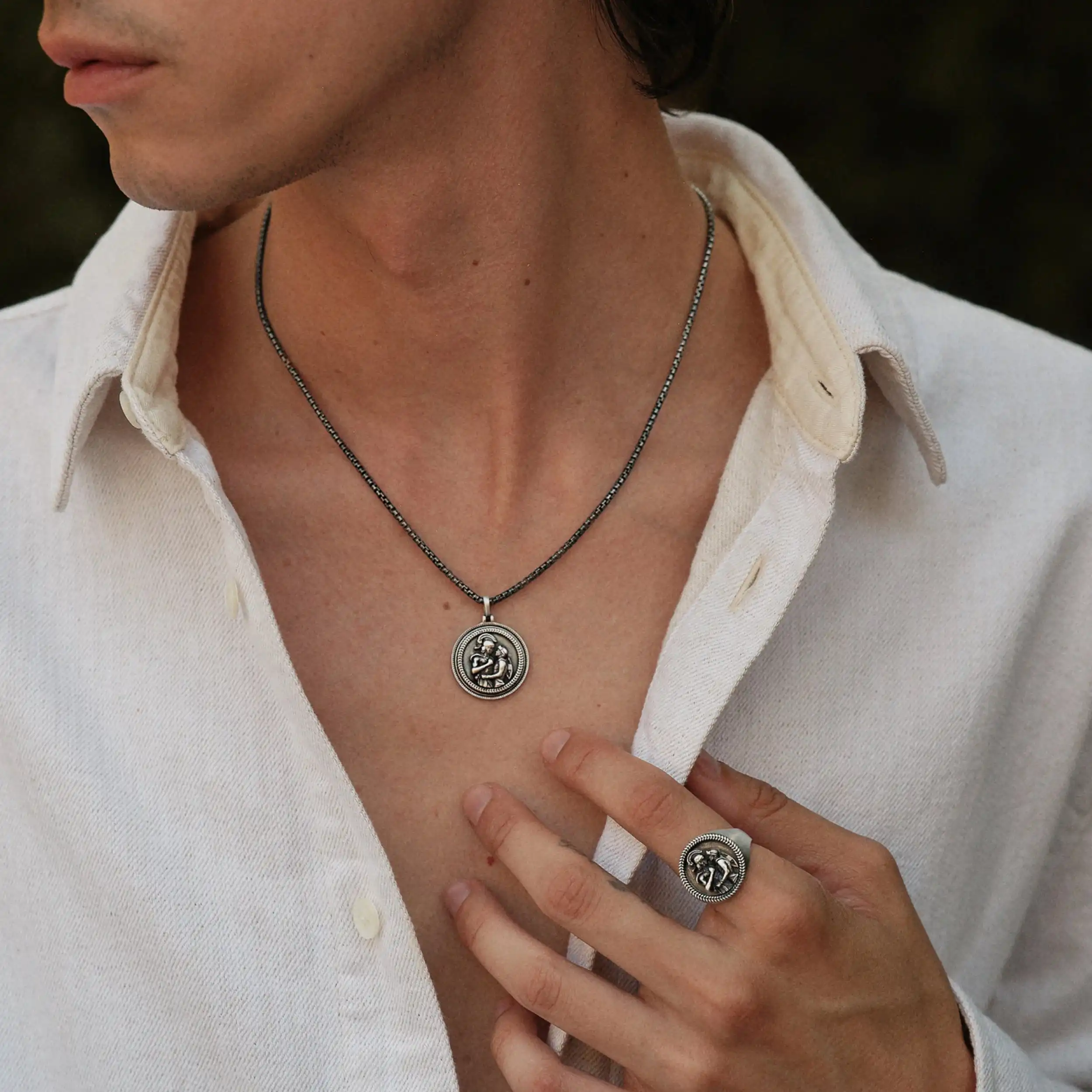 Achilles + Patroclus Pendant - Image 4