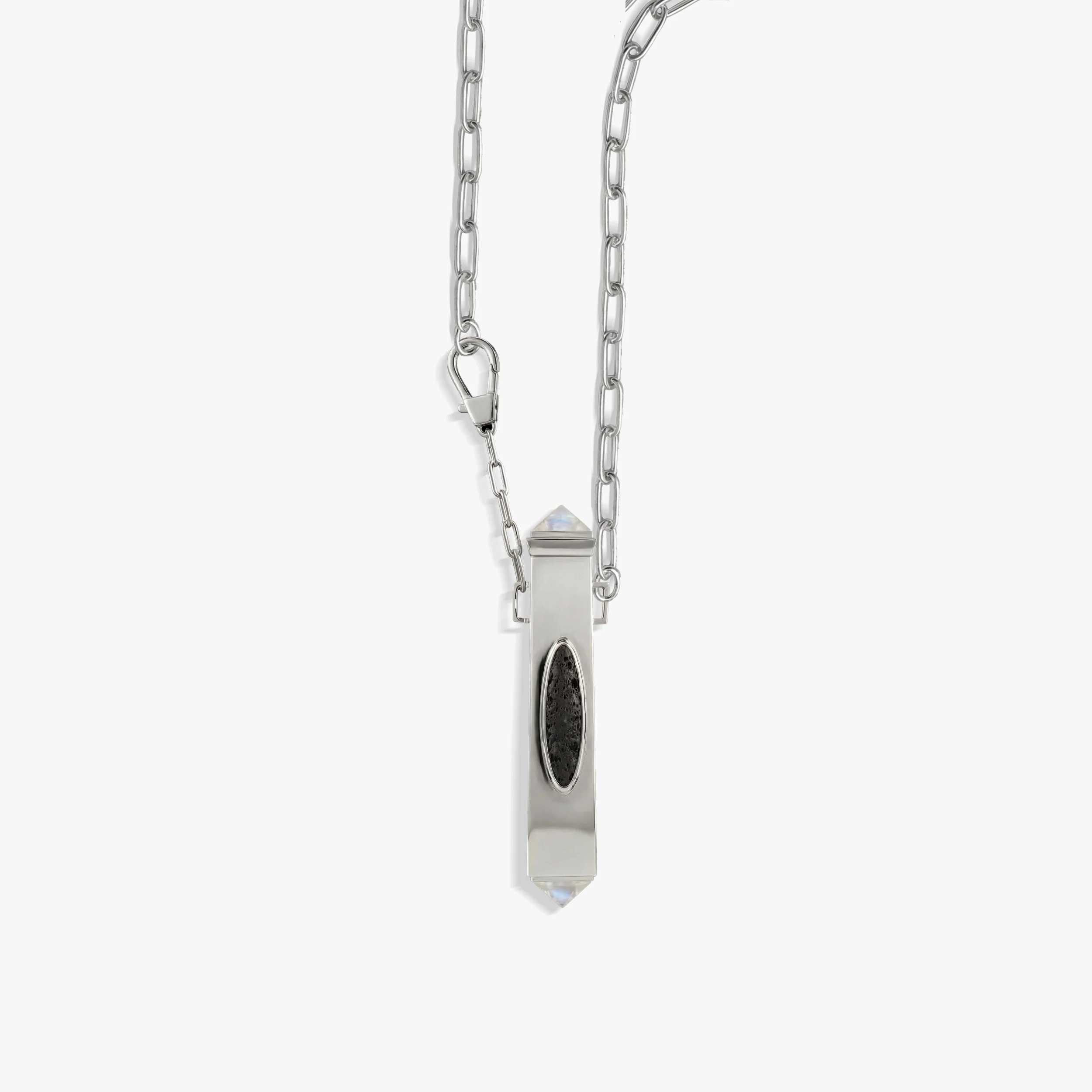 Ash & Smoke Volcanic Striker Vessel Cross Chain