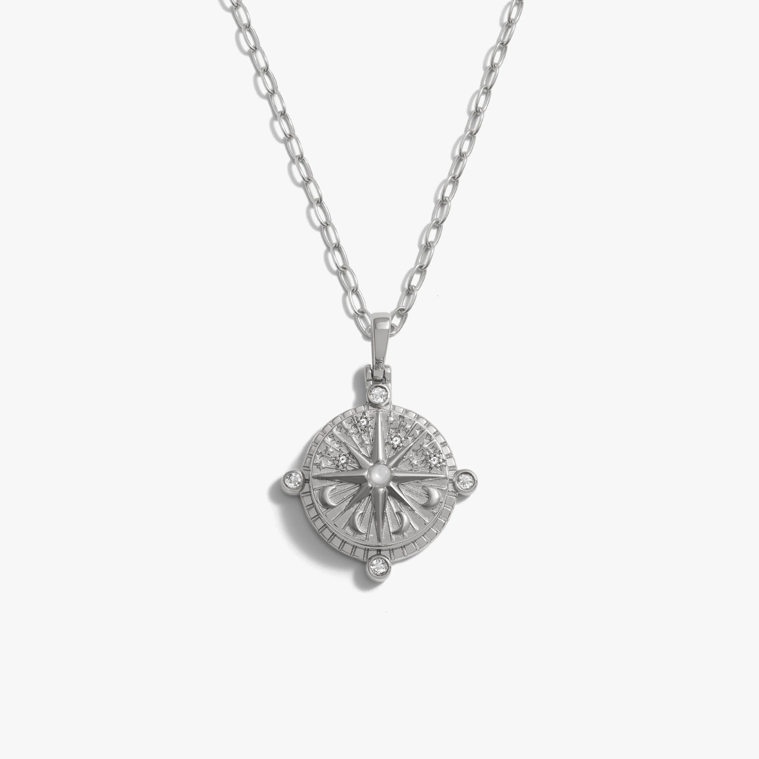 Compass Locket Necklace - Image 4