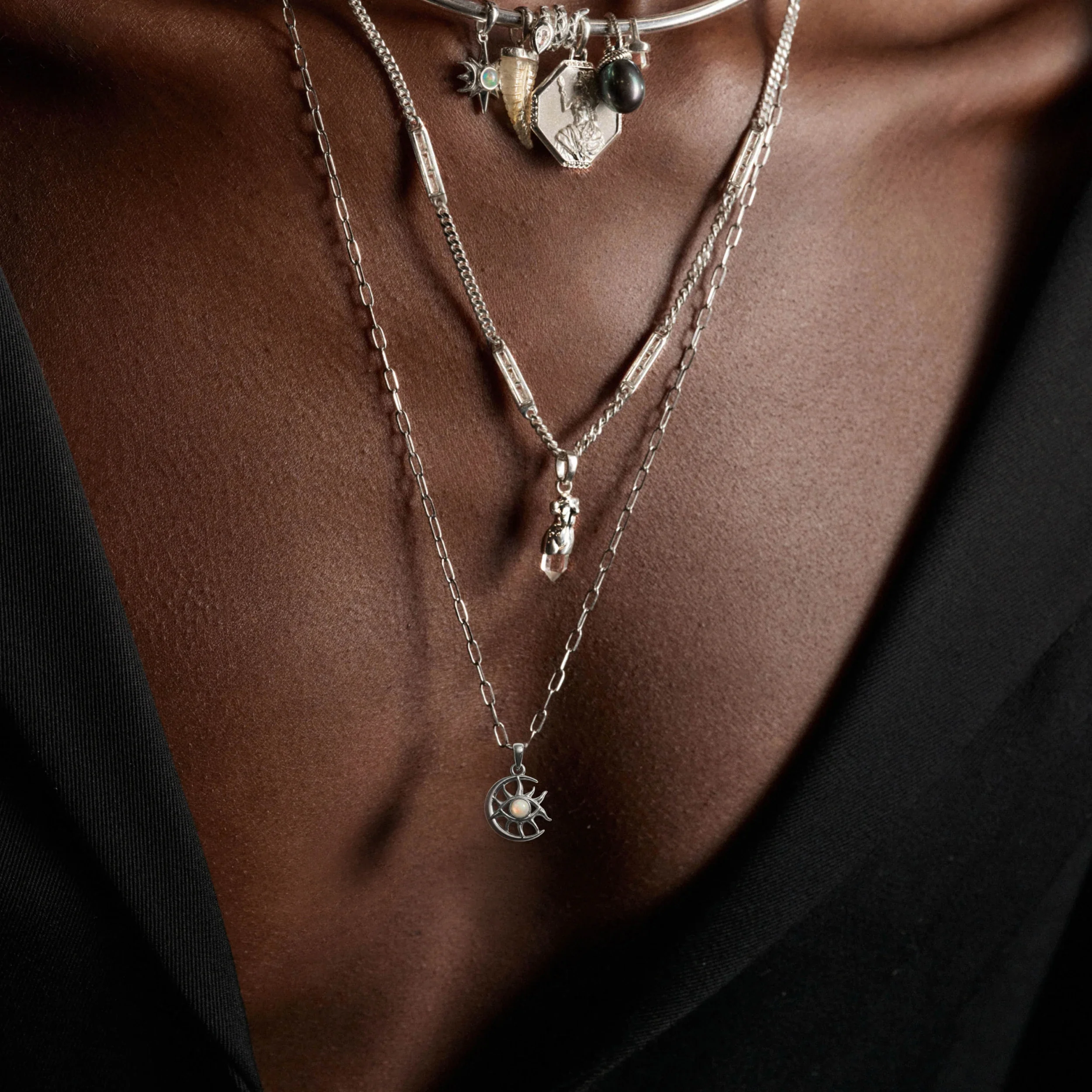 Cosmic Moon Eye Necklace - Image 2