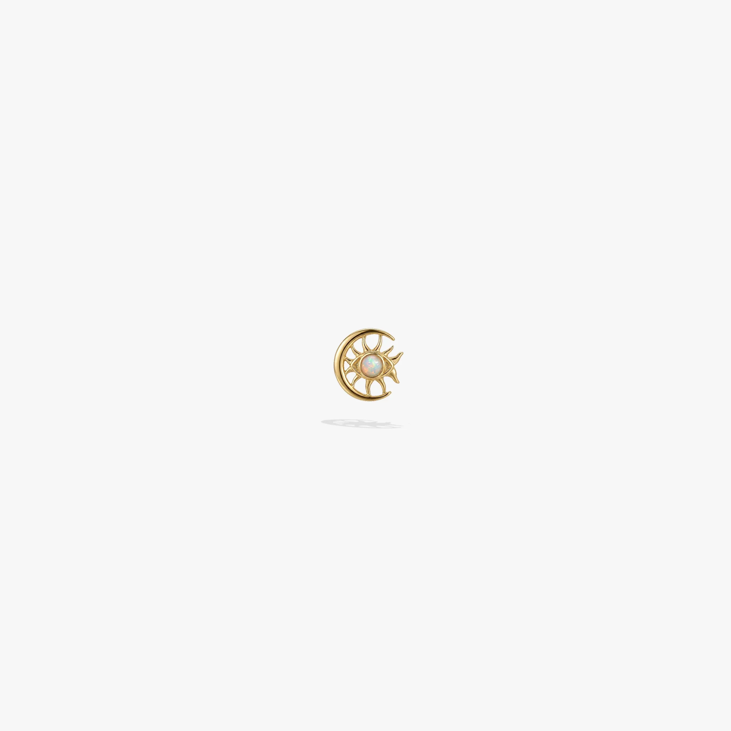 Cosmic Moon Eye Stud - Image 4