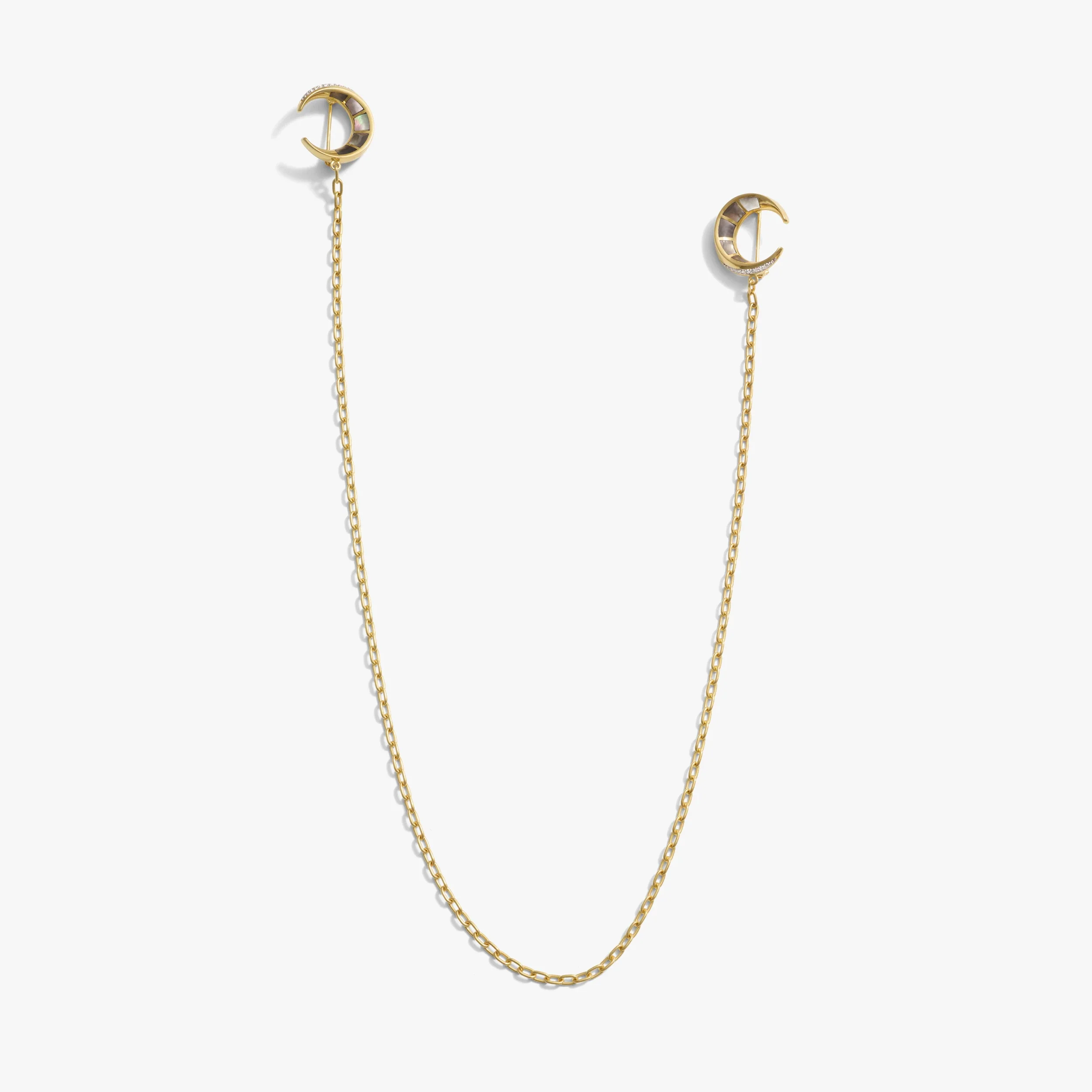 Double Crescent Moon Brooch - Image 6