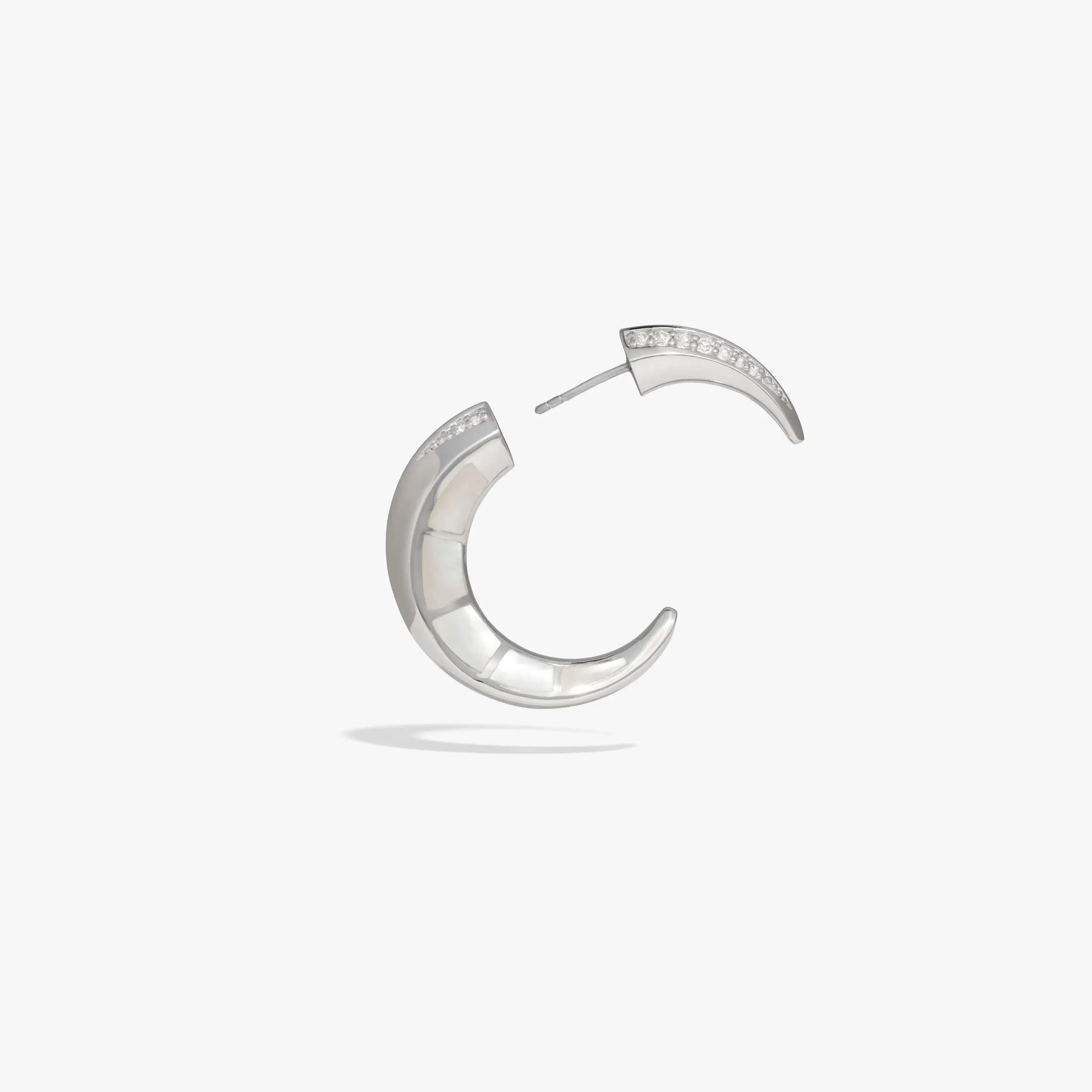 Crescent Moon Statement Earrings - Image 5