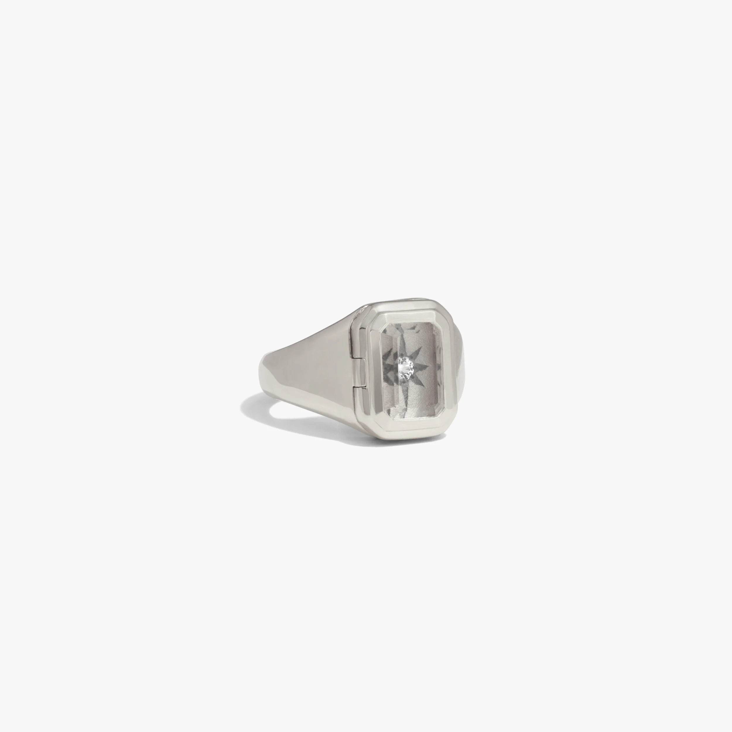 Crystal Photo Locket Ring - Image 7
