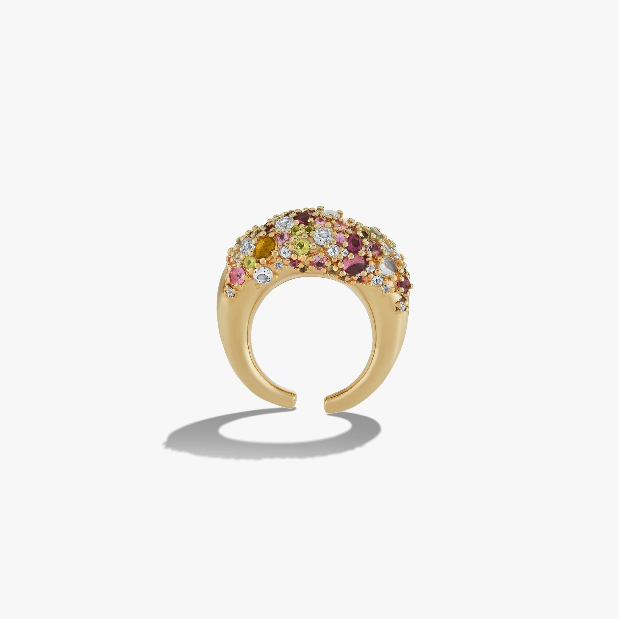 Encrusted Abstract Ear Cuff - Image 5