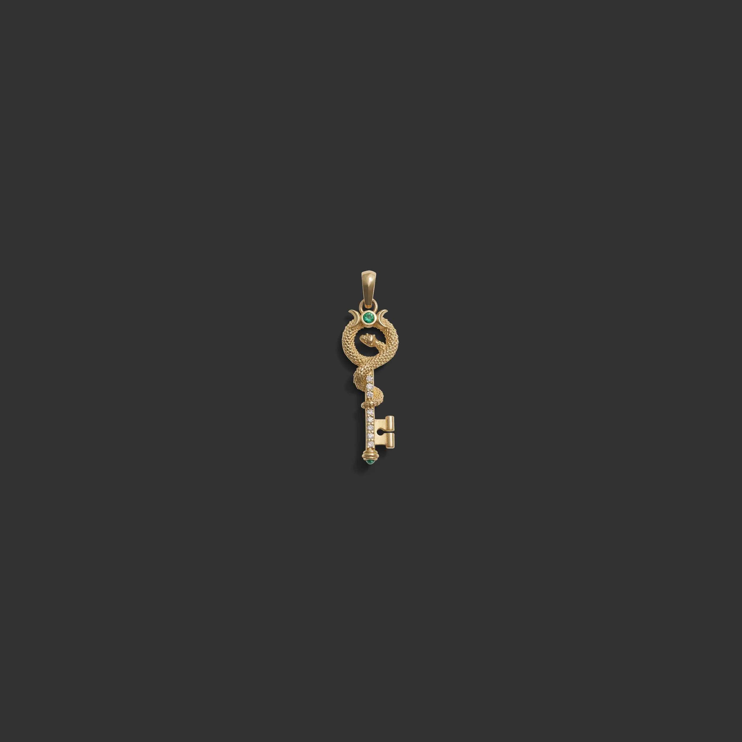 Emerald Key Amulet
