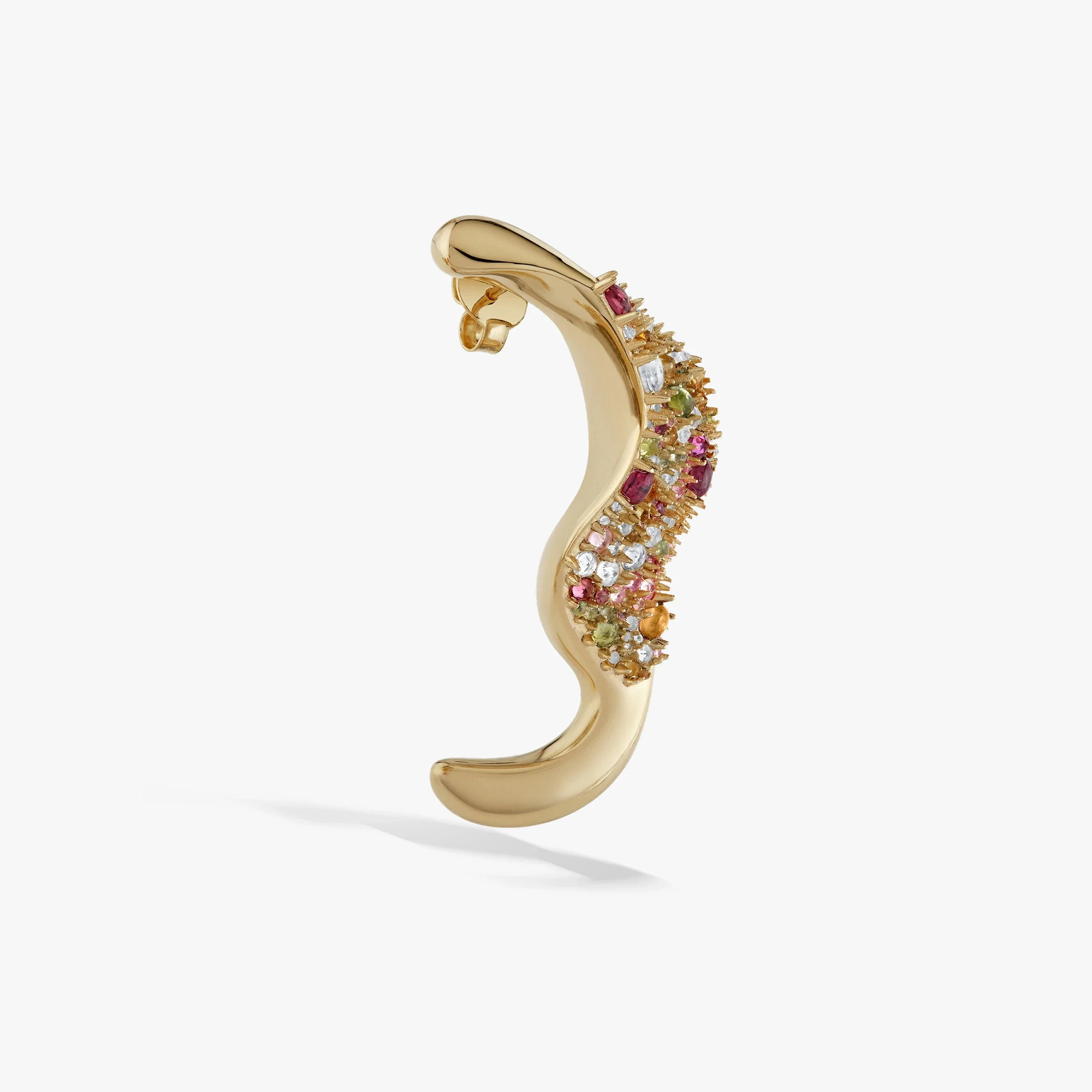 Encrusted Abstract Earrings - Image 7