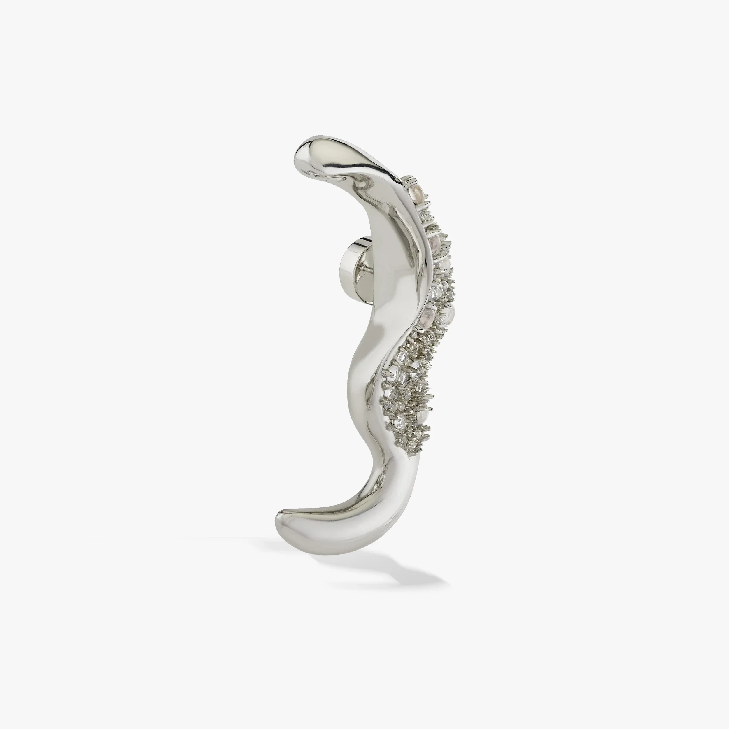 Encrusted Abstract Earrings - Image 9
