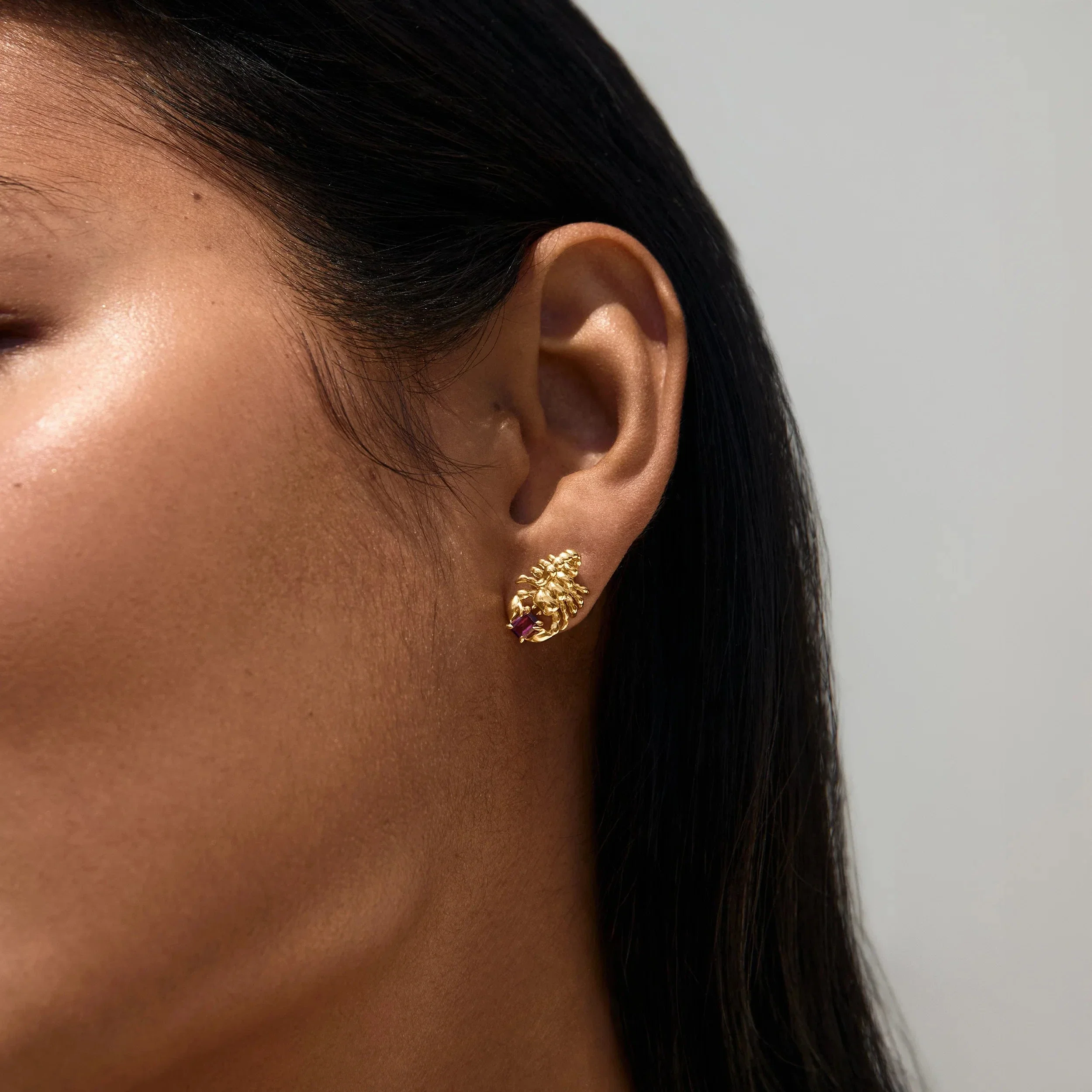 Gemstone Scorpion Studs - Image 3