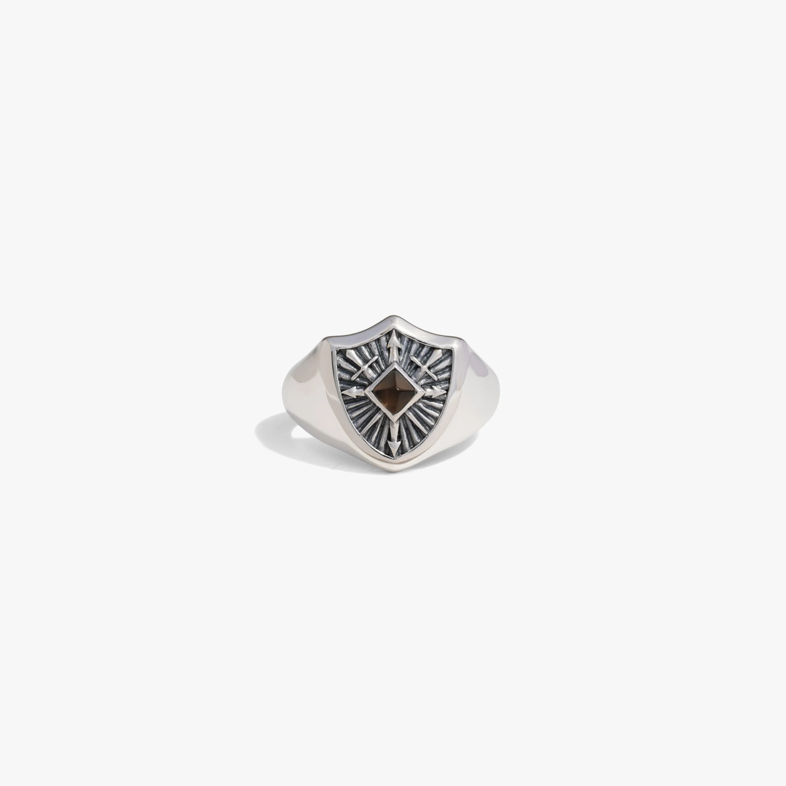 Gemstone Shield Defense Ring