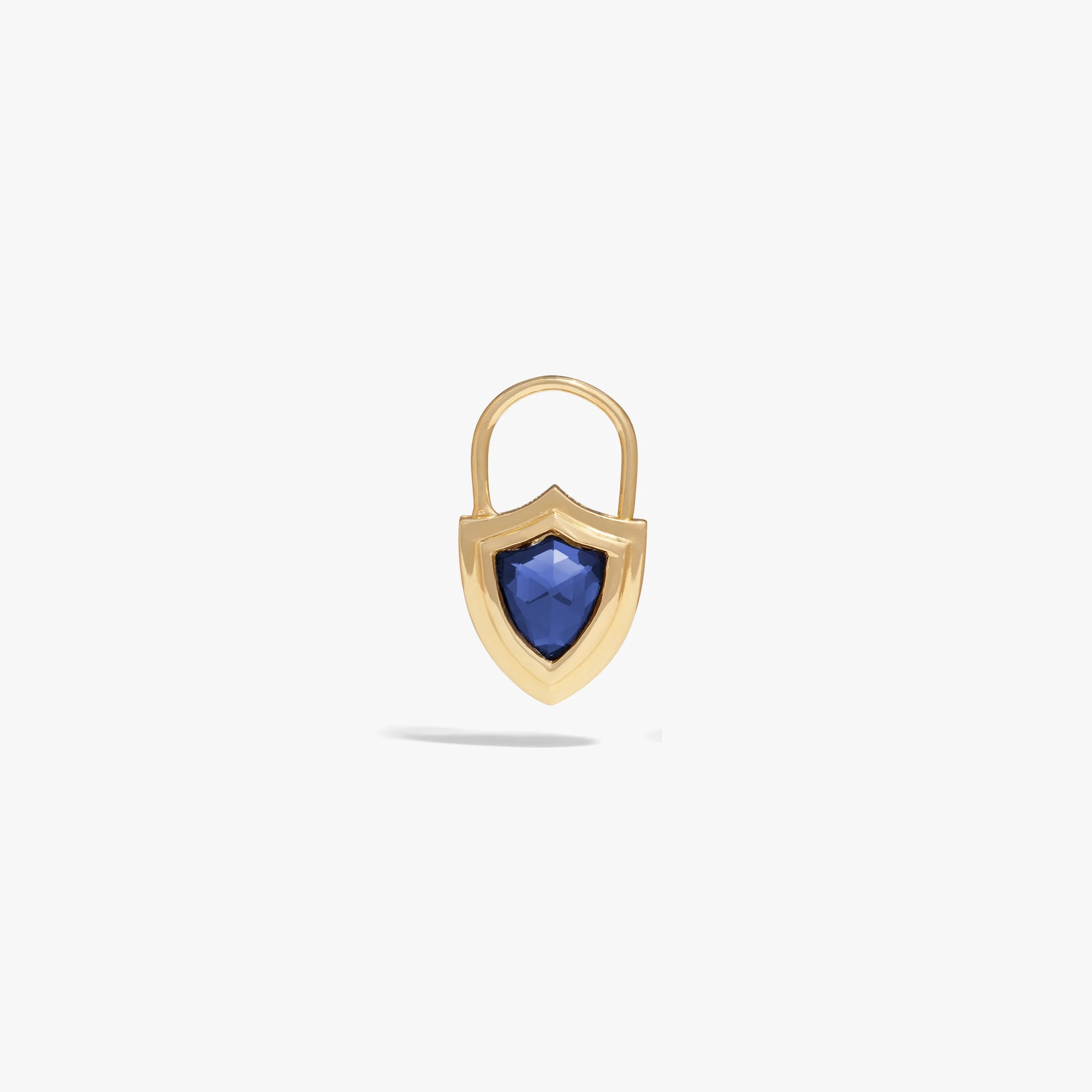 Gemstone Shield Huggies - Image 4