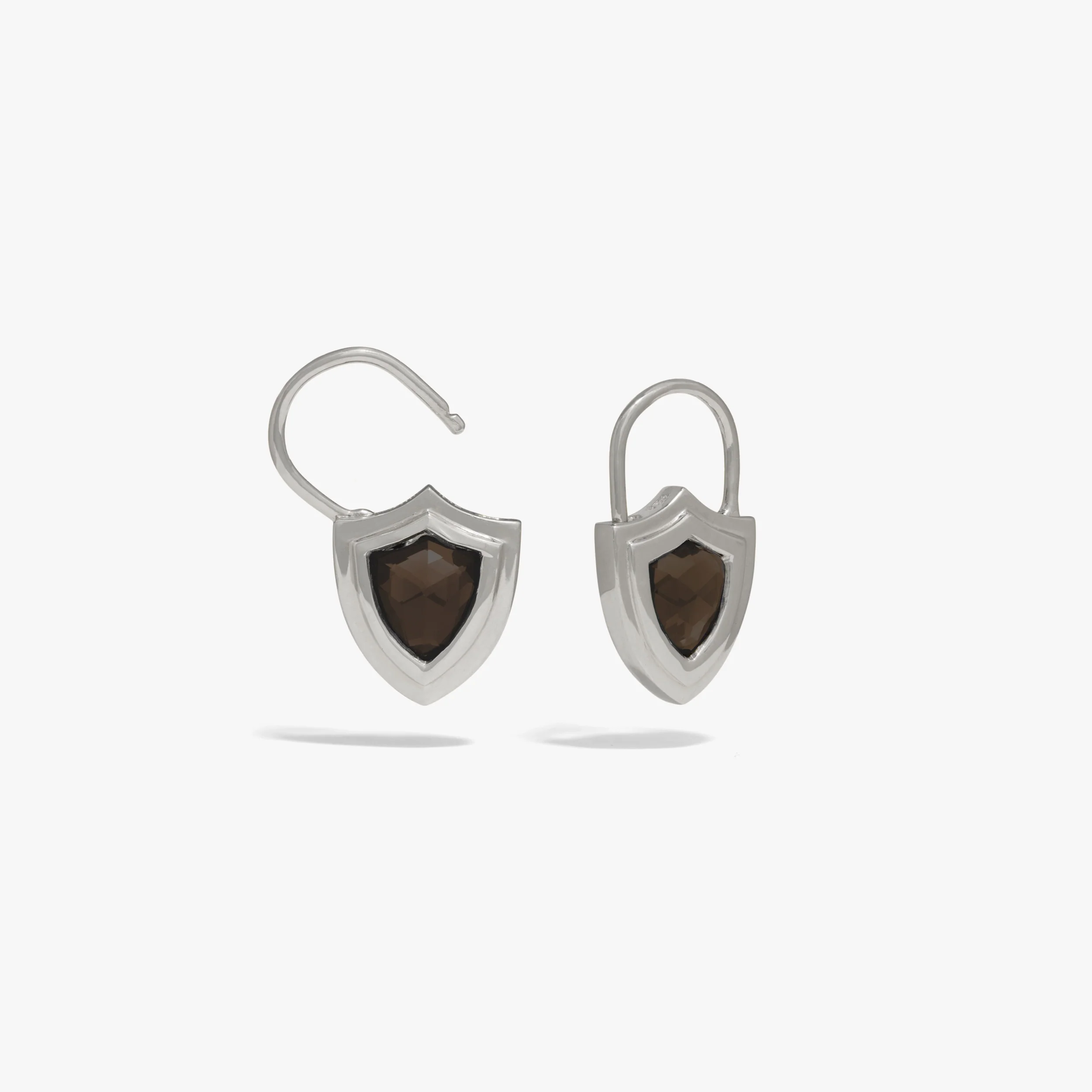 Gemstone Shield Huggies - Image 5