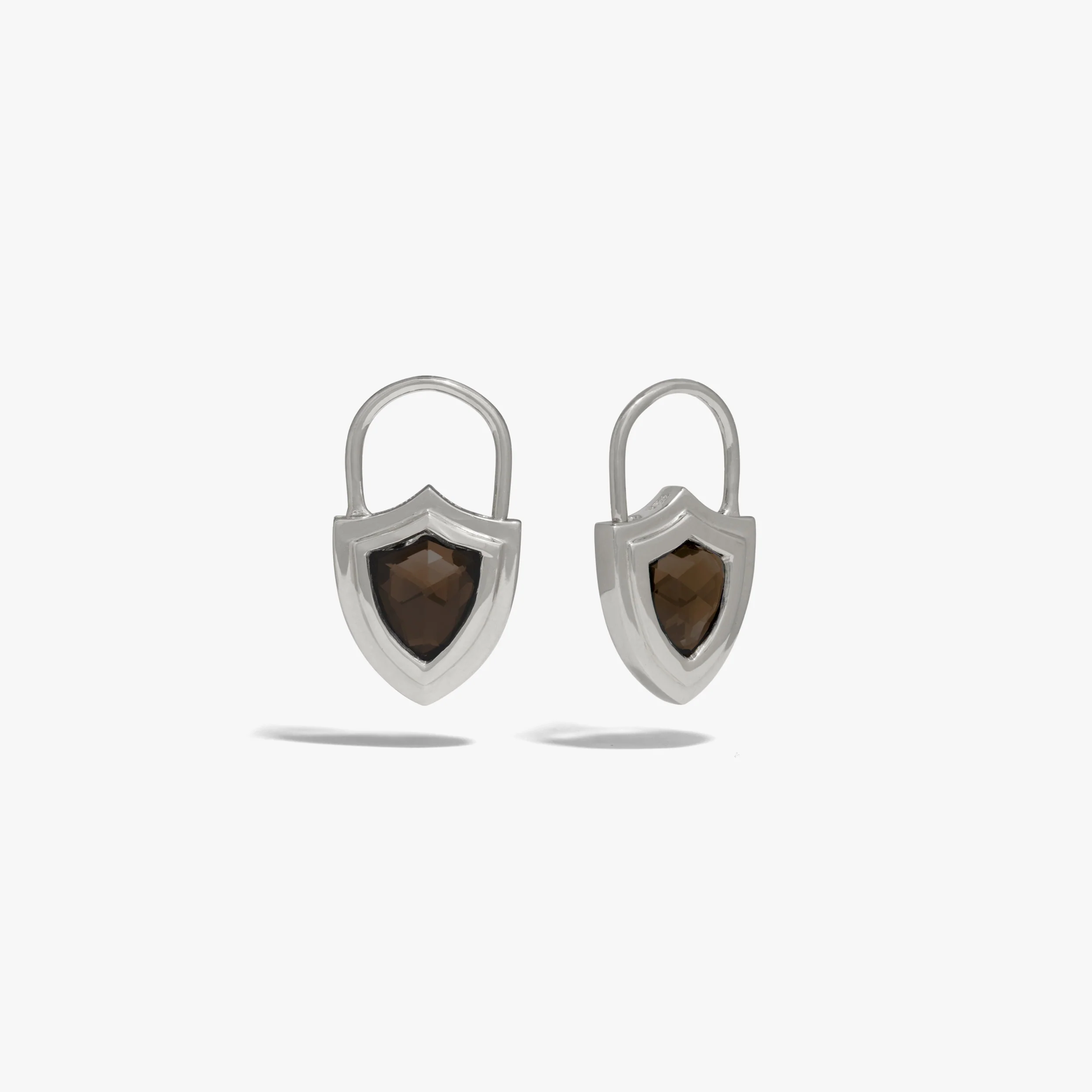 Gemstone Shield Huggies - Image 7