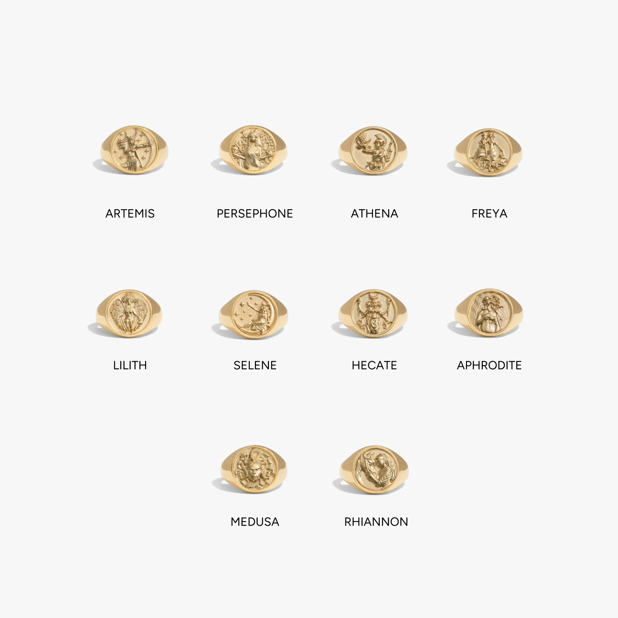 Goddess Signet Rings - Image 4