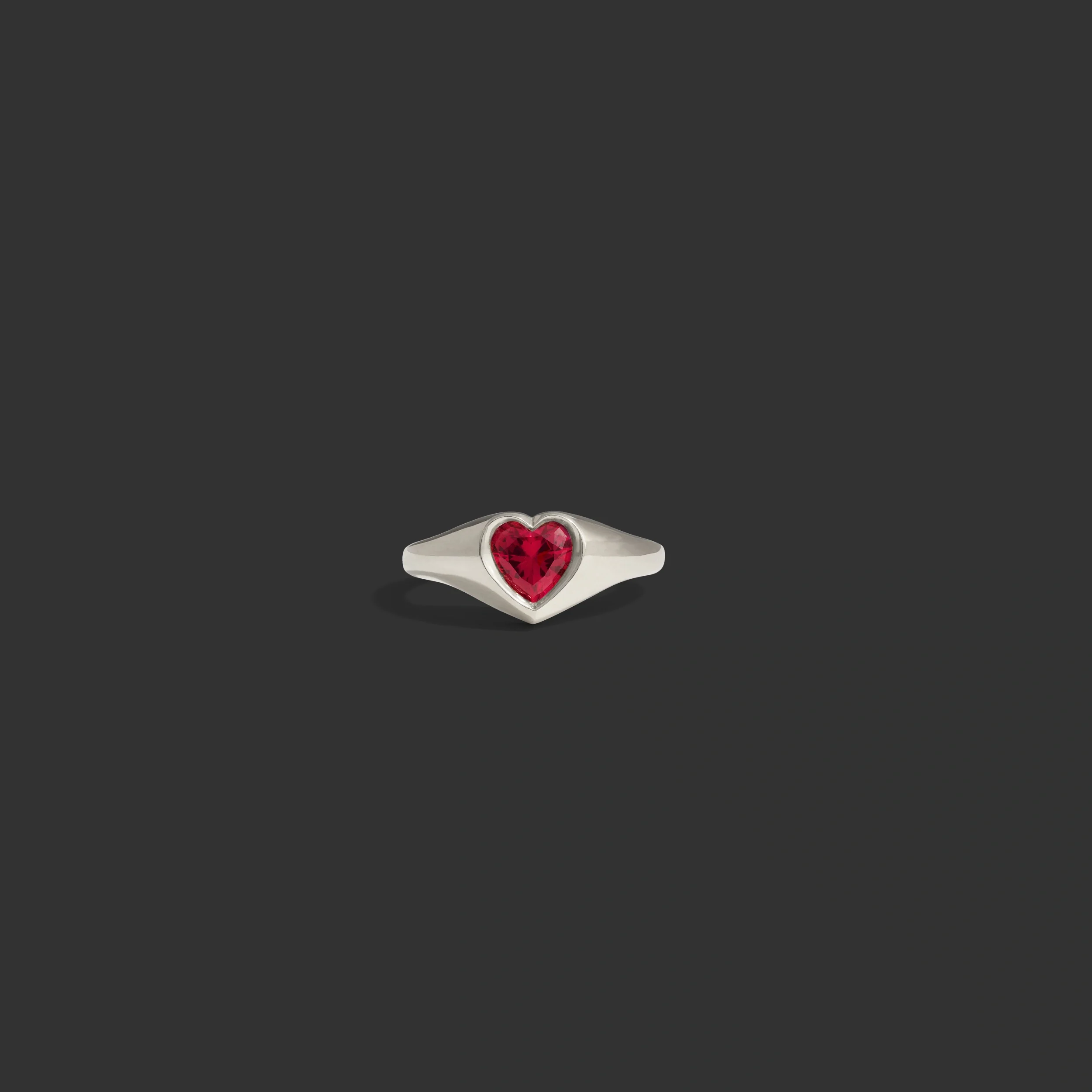 Heart Gemstone Ring - Image 8