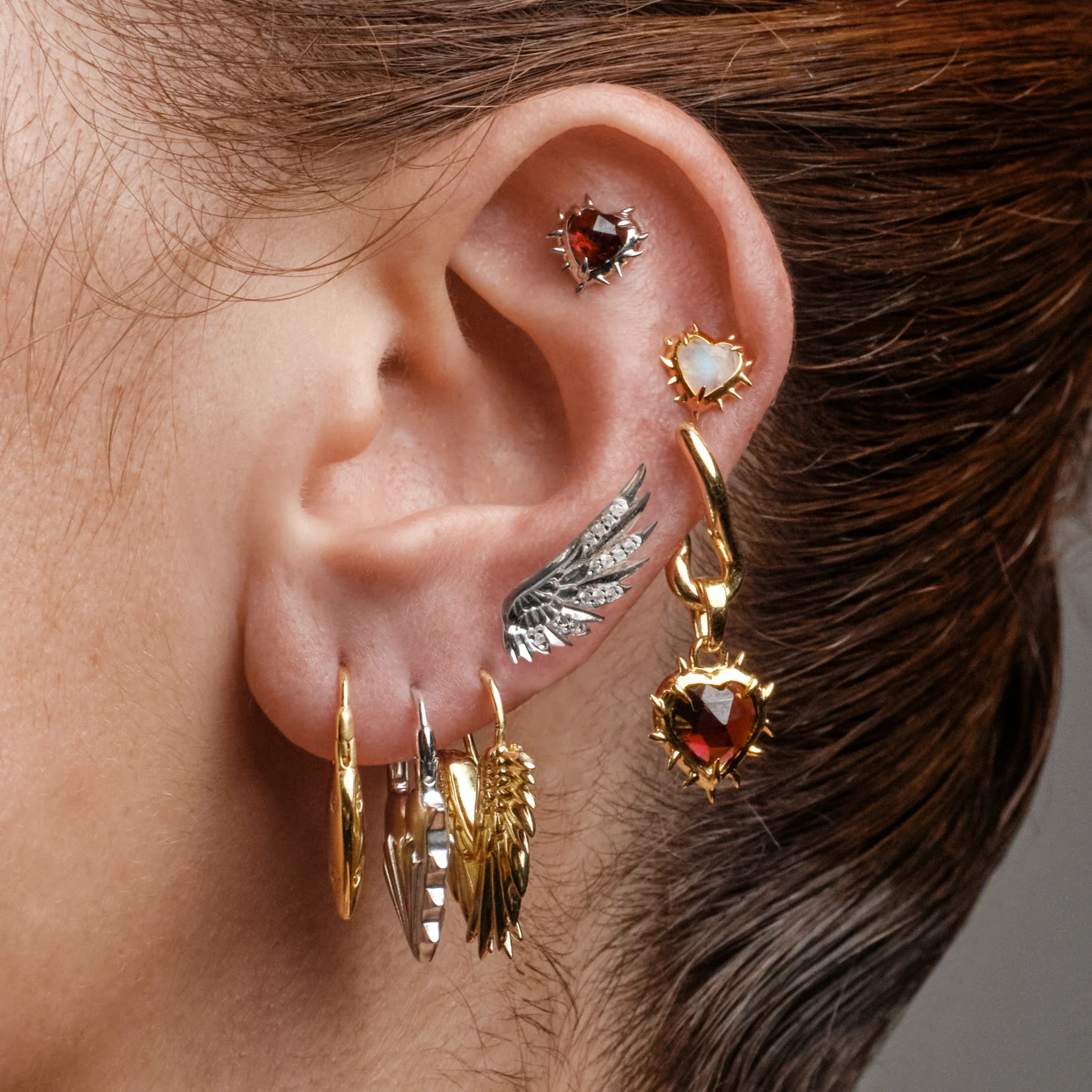 Heart of Thorns Studs - Image 3