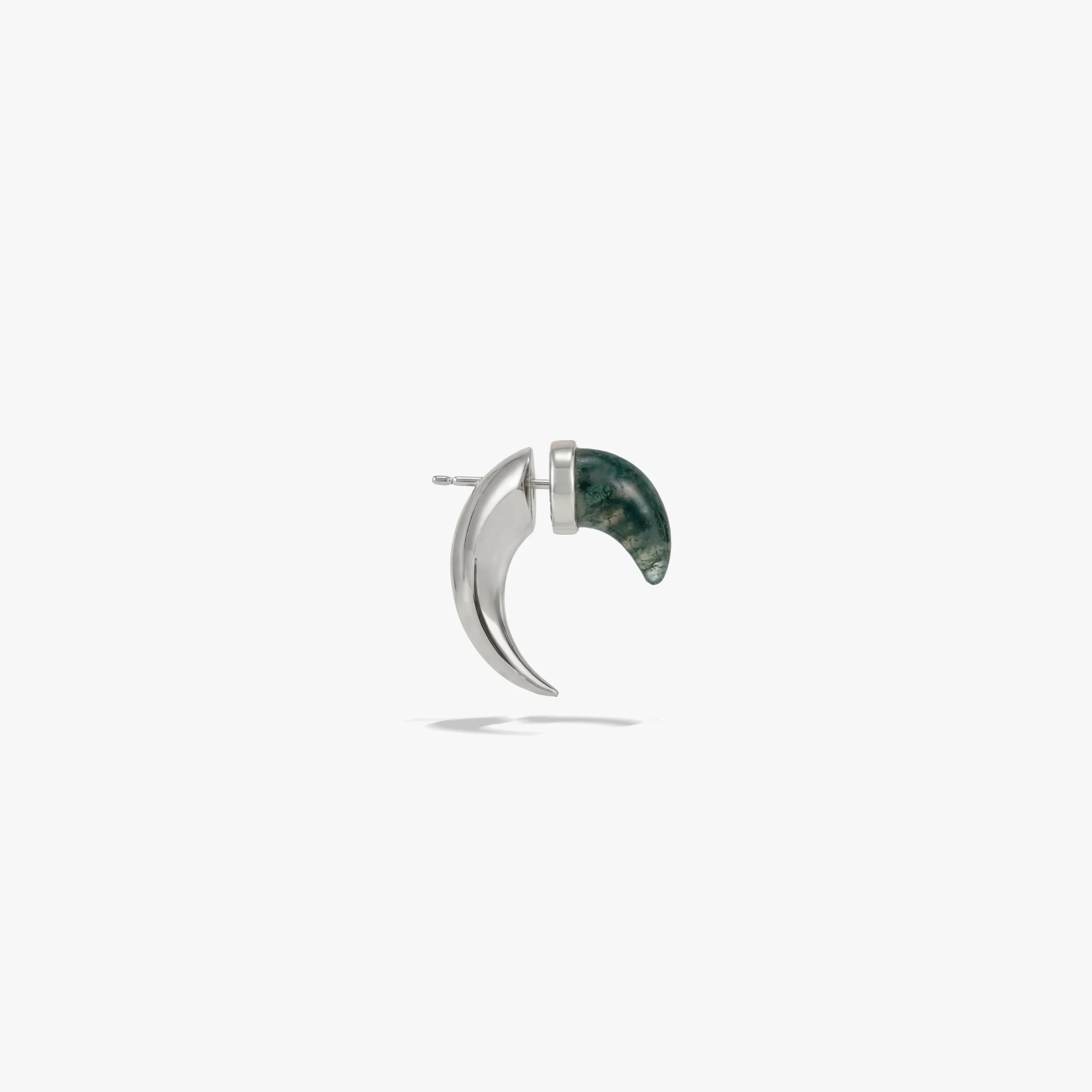 Gemstone Saber-Tooth Earrings - Image 9