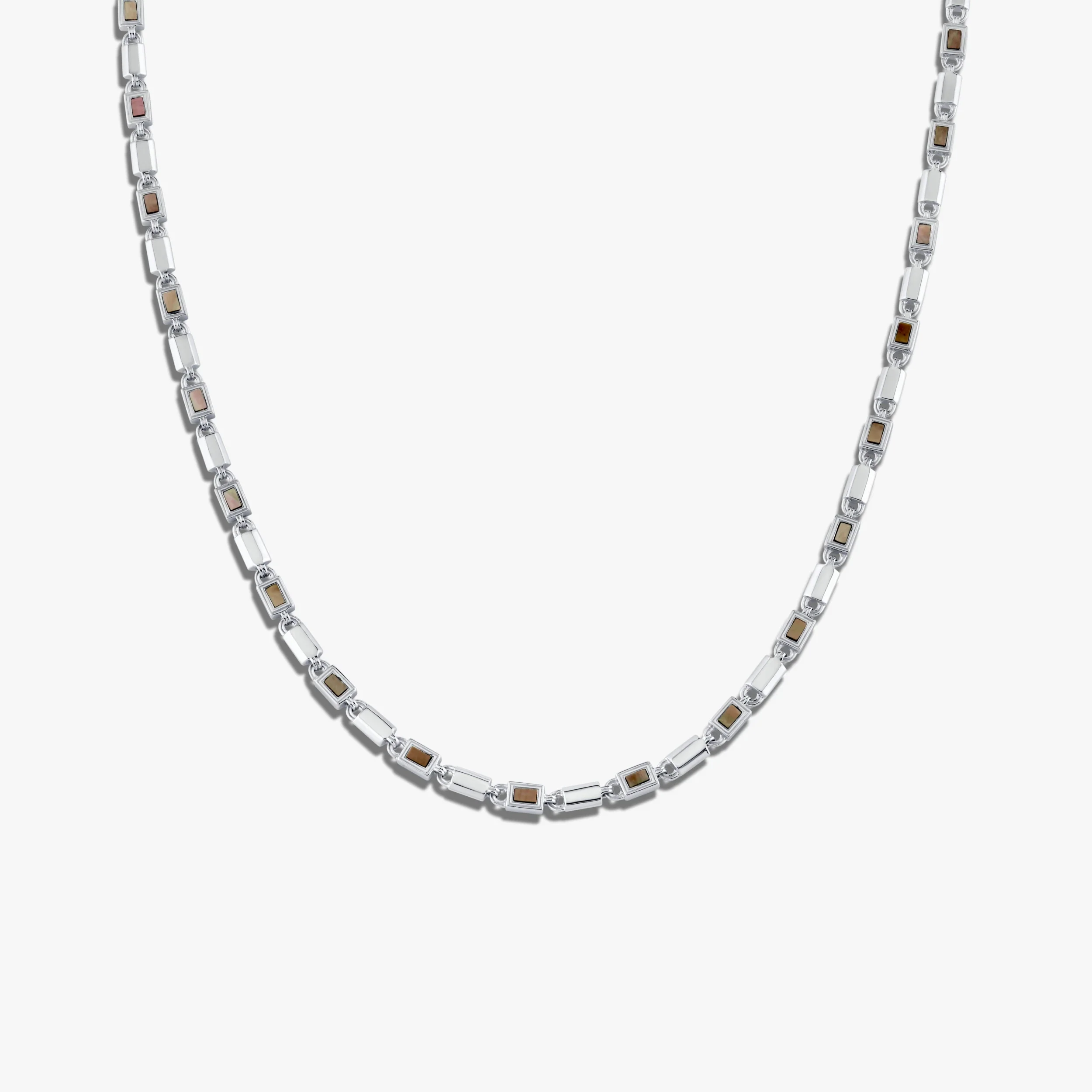 Geo Link Tennis Necklace