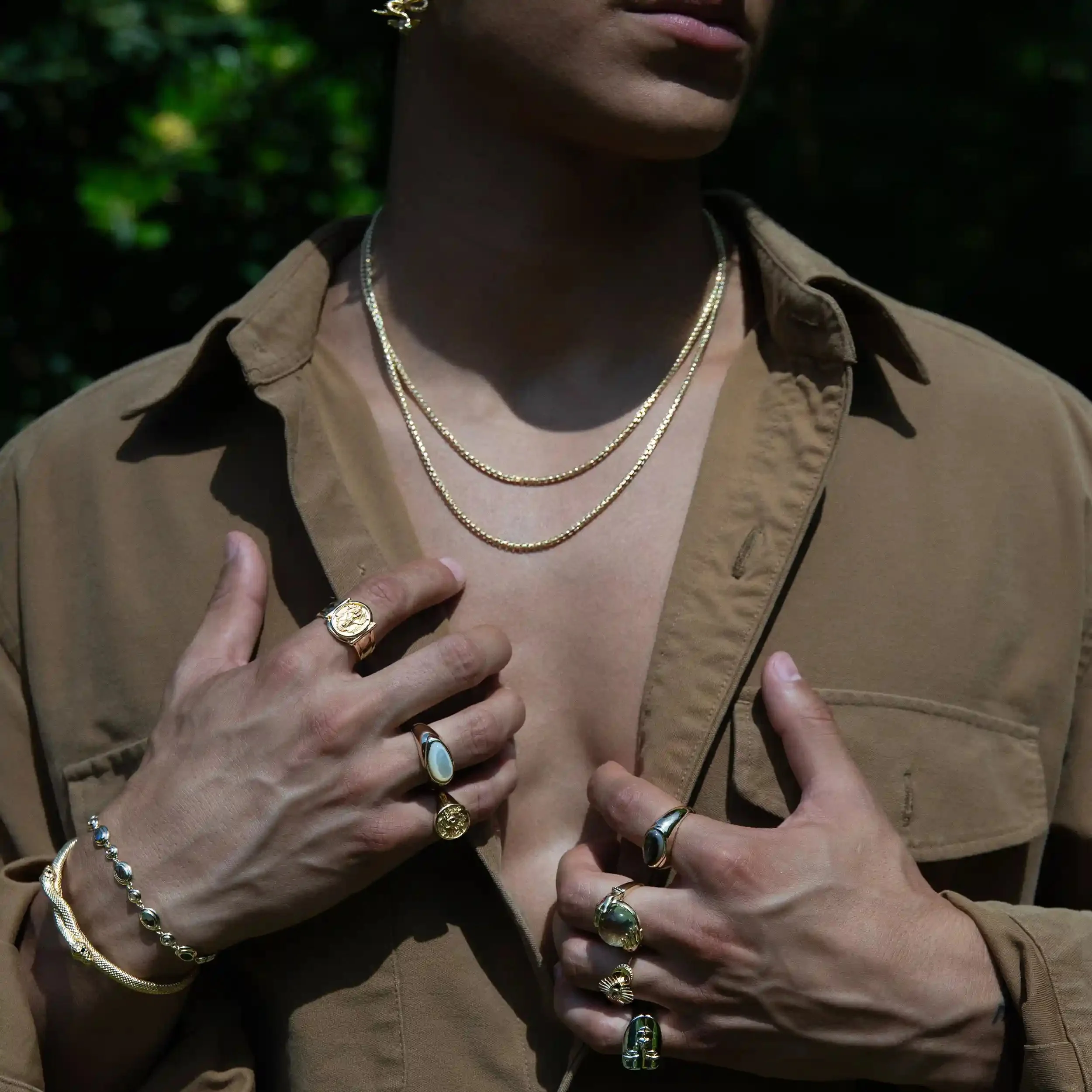 Men's Layered Chain Set - Image 2