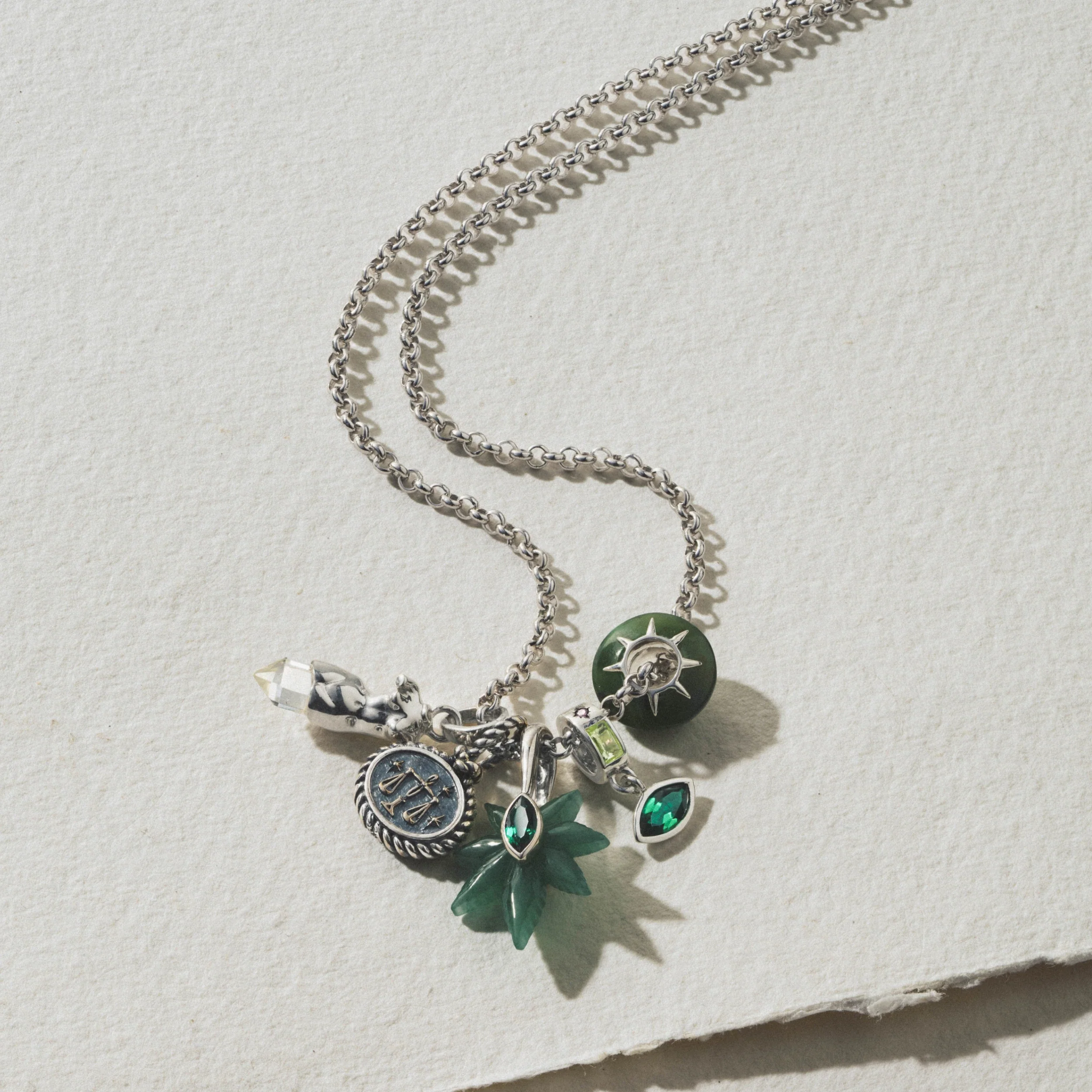 Crystal Classical Bust Pendant - Image 3