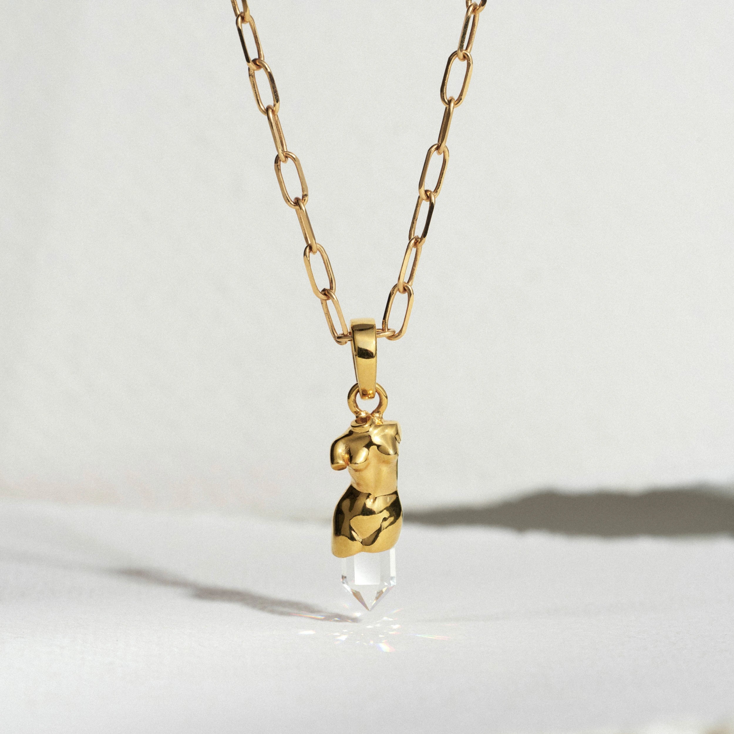 Crystal Classical Bust Pendant - Image 4