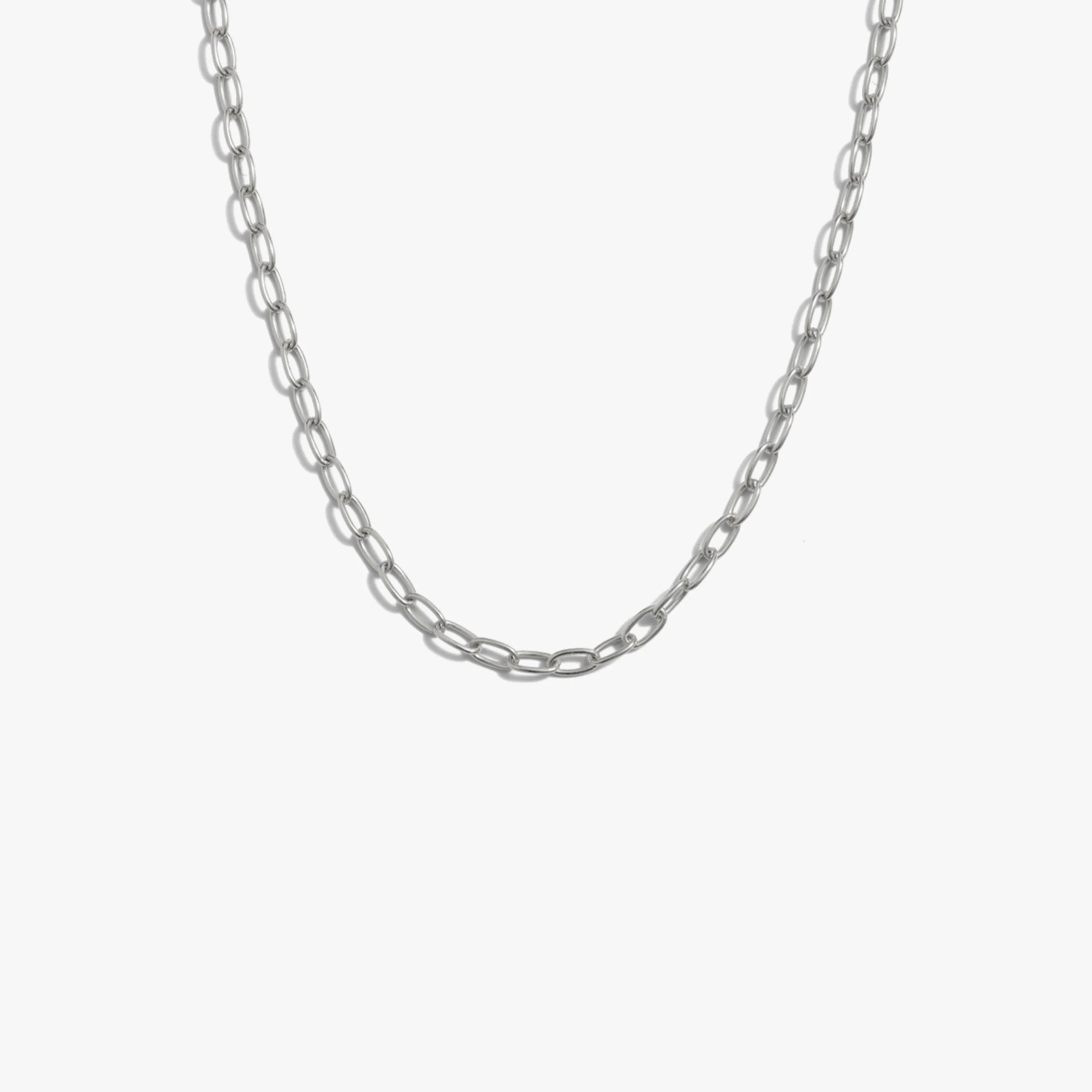 Mini Paperclip Chain Necklace