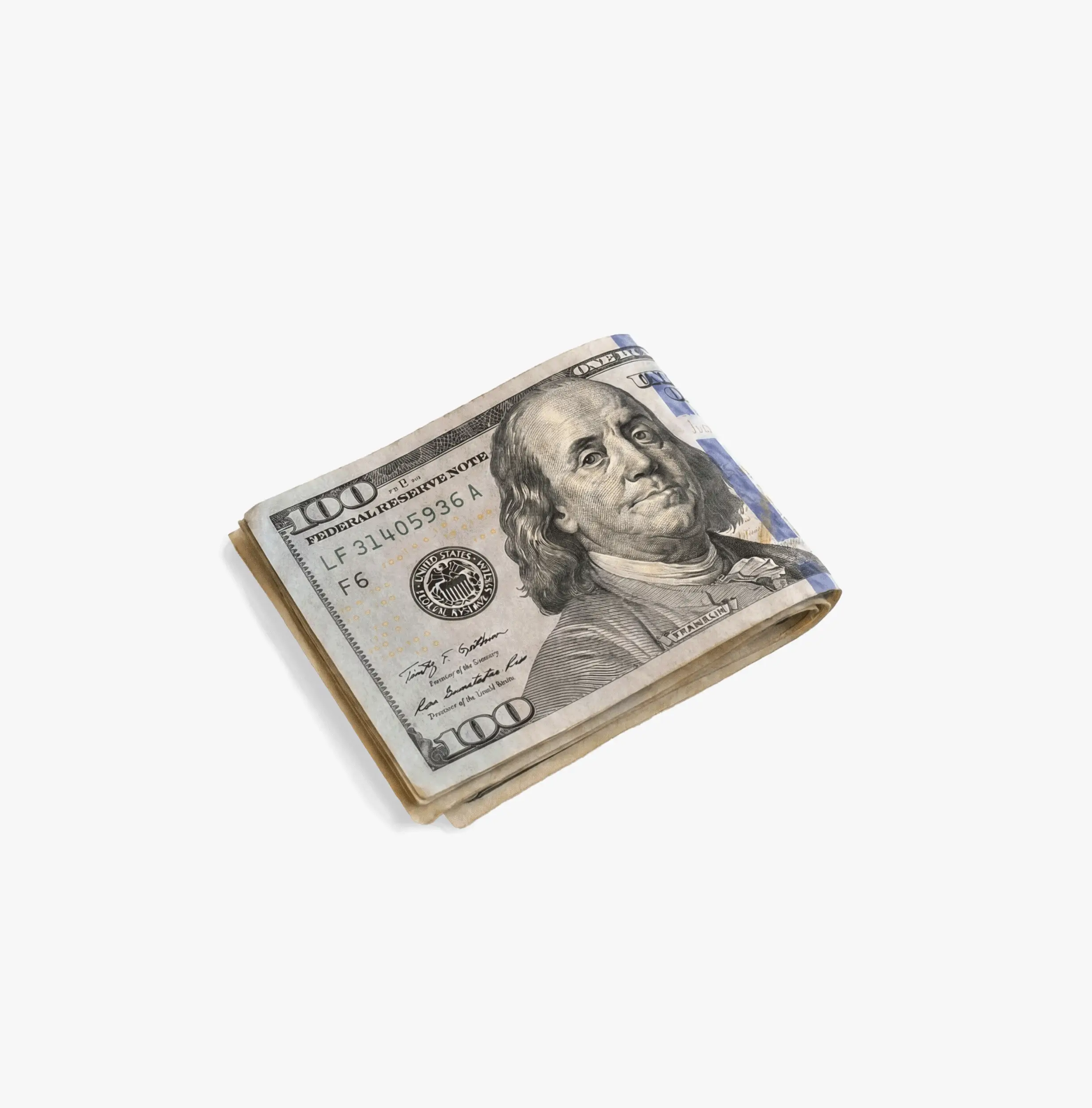 Cat Print Money Clip - Image 3