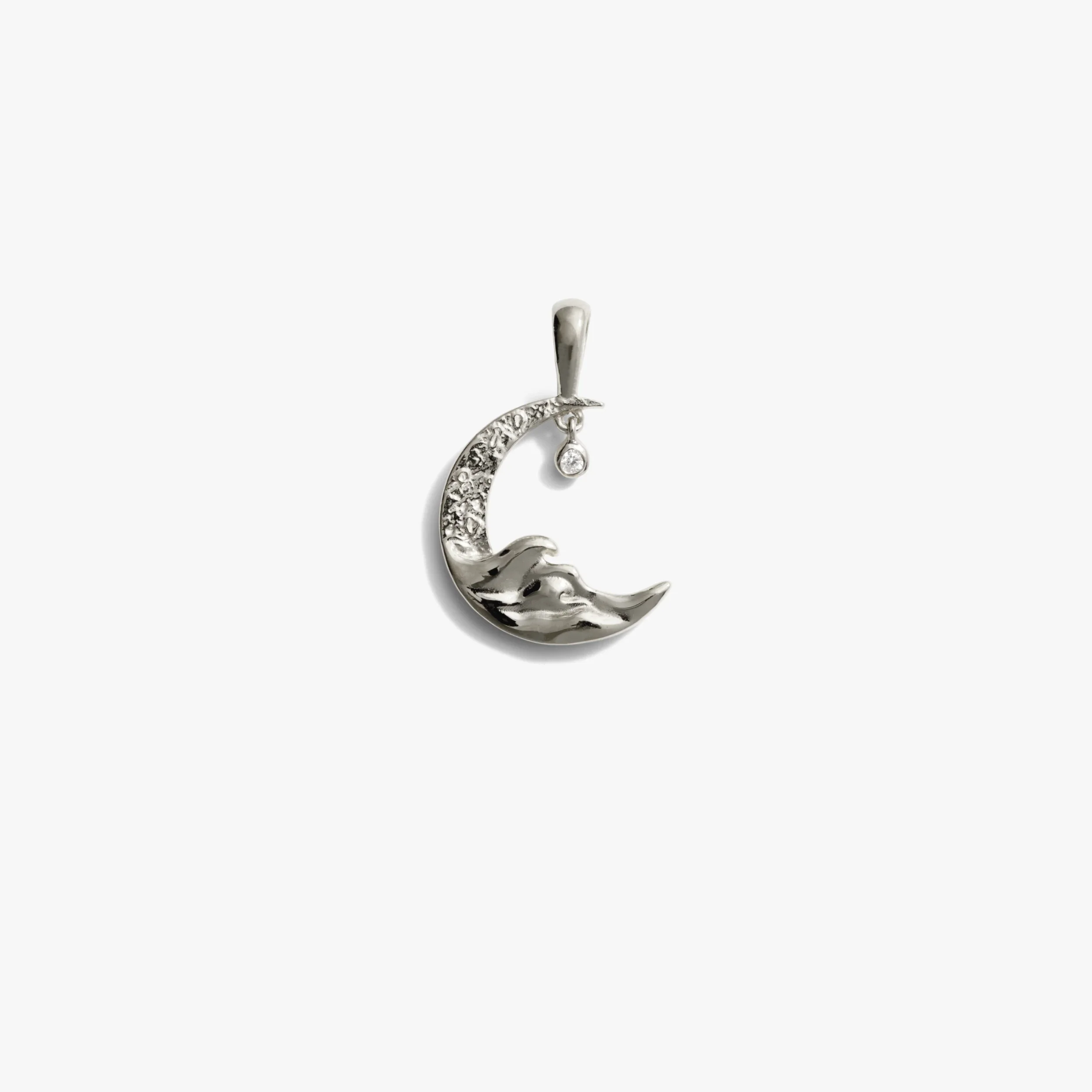 Diamond Moon Wave Amulet