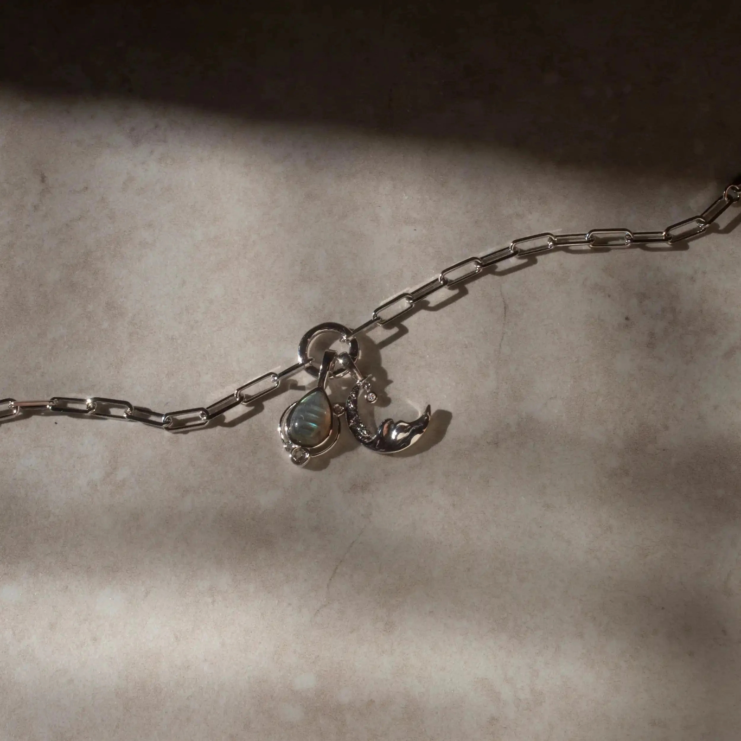 Diamond Moon Wave Amulet - Image 5
