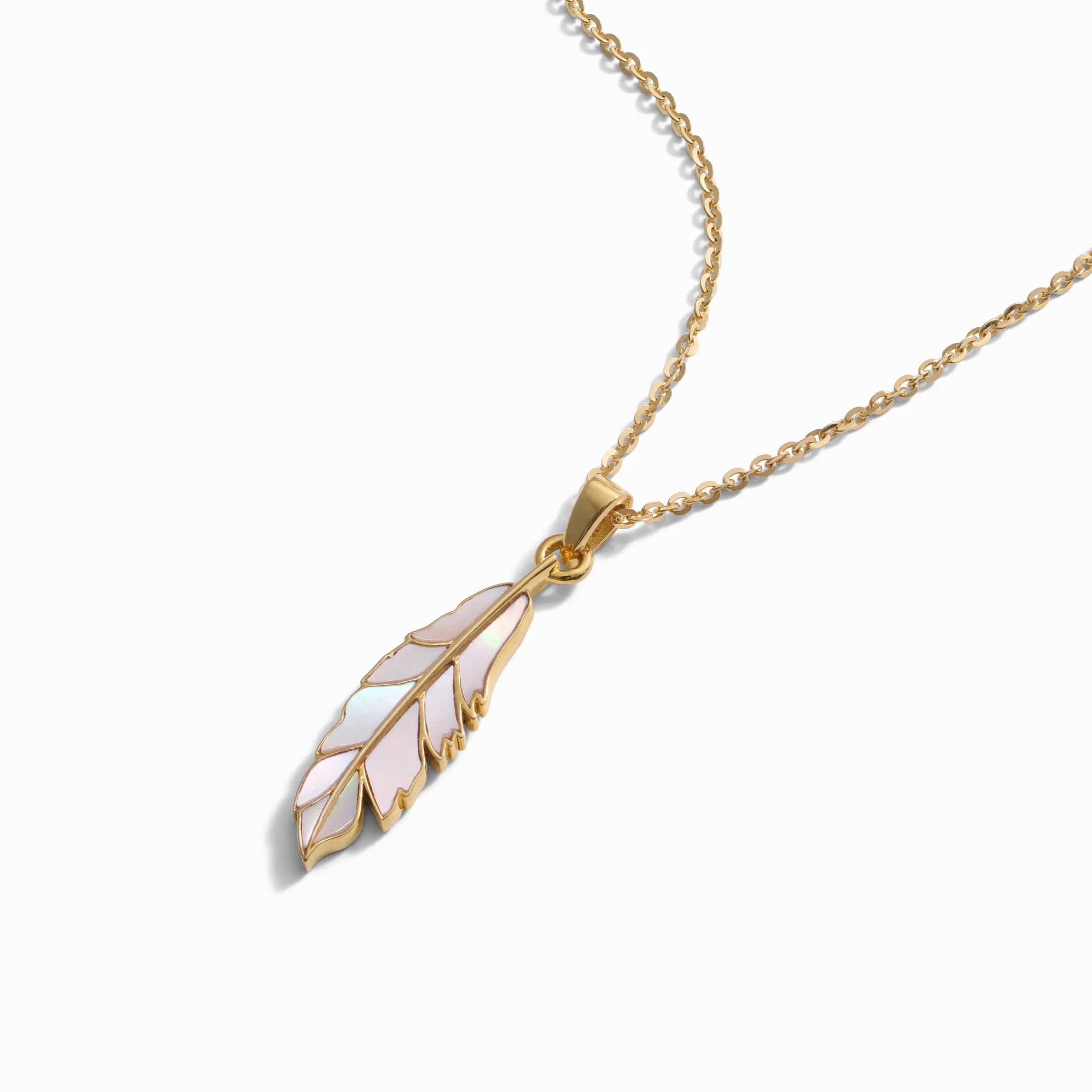 Mother of Pearl Feather Amulet - Image 7