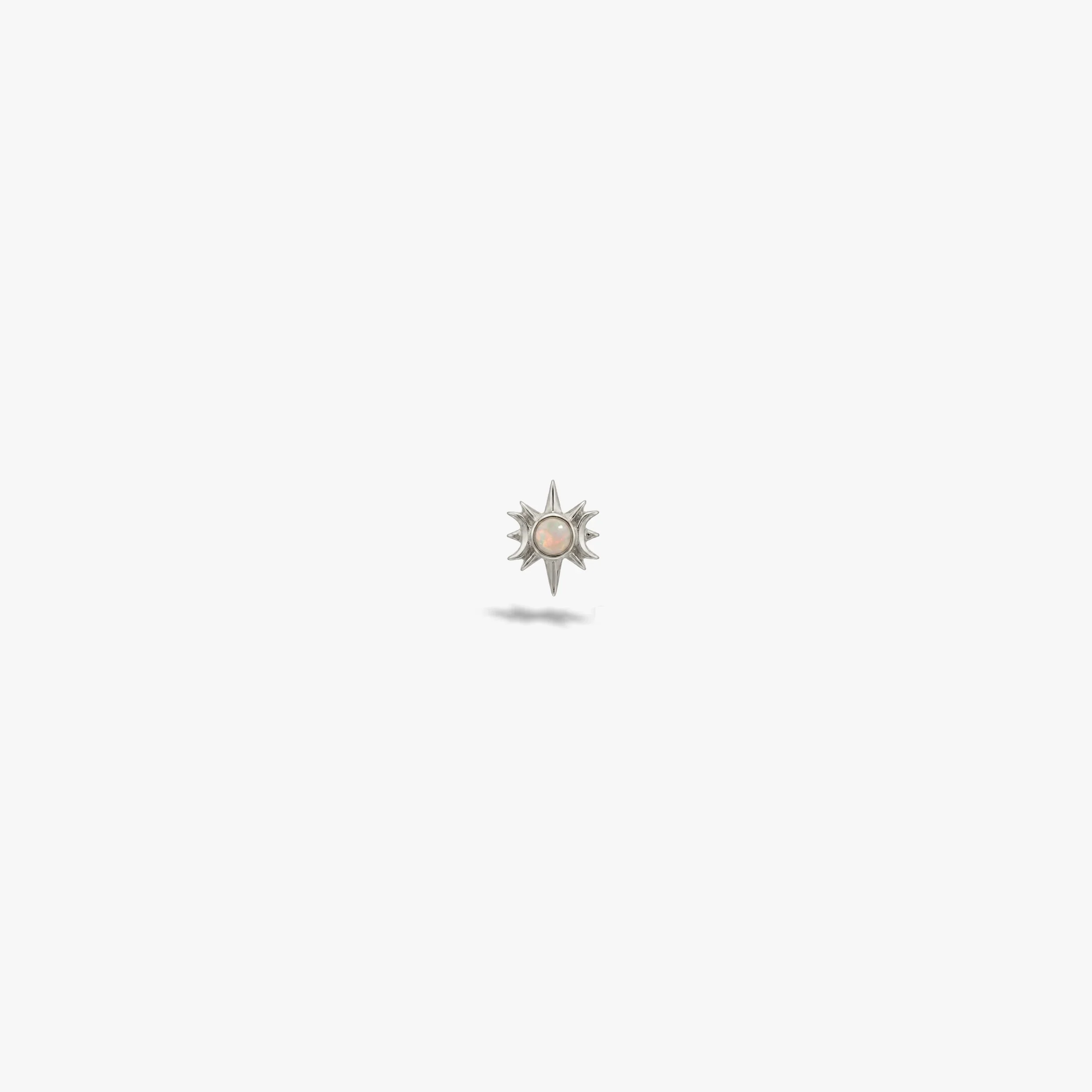 Opal Triple Moon Studs - Image 6