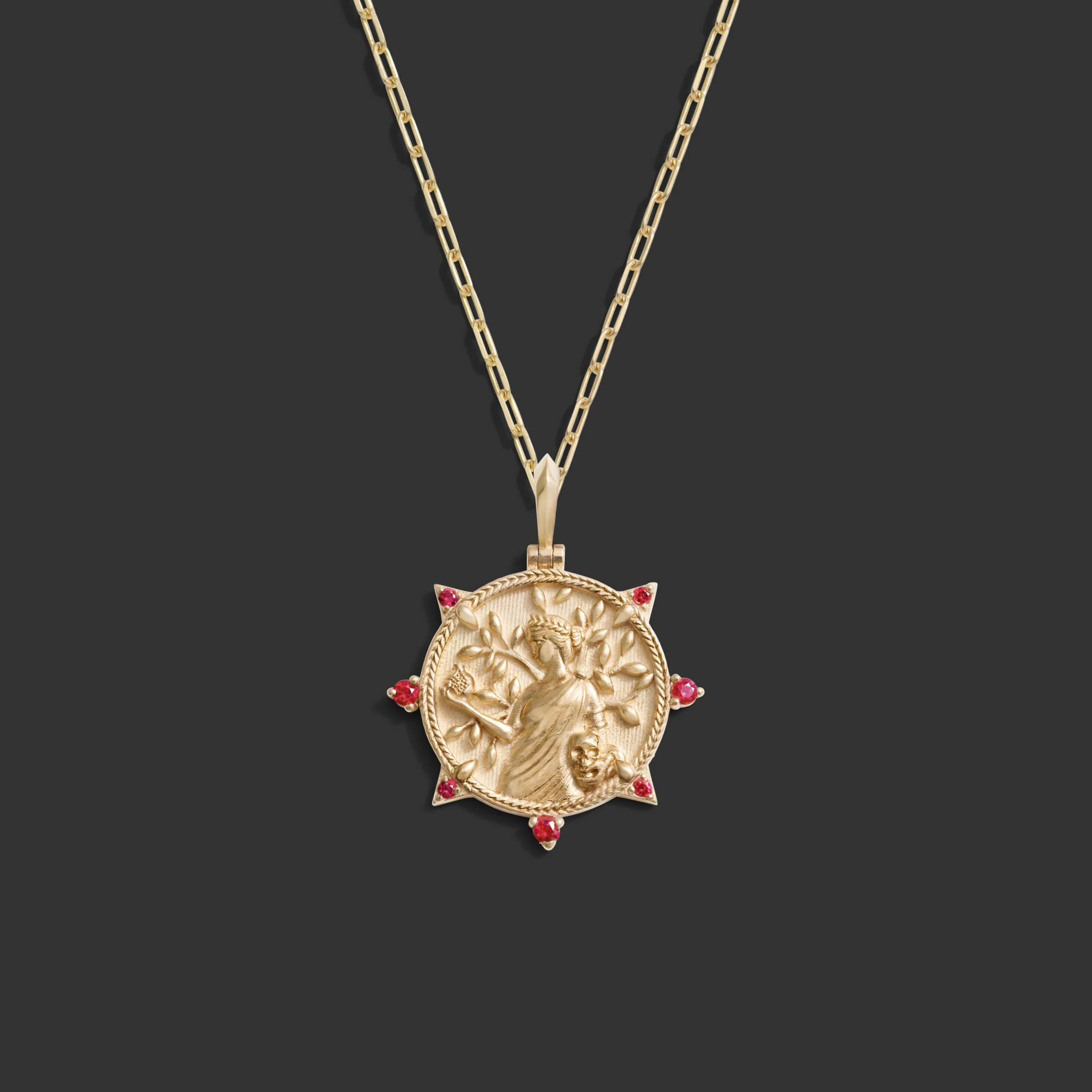 Ruby Persephone Necklace