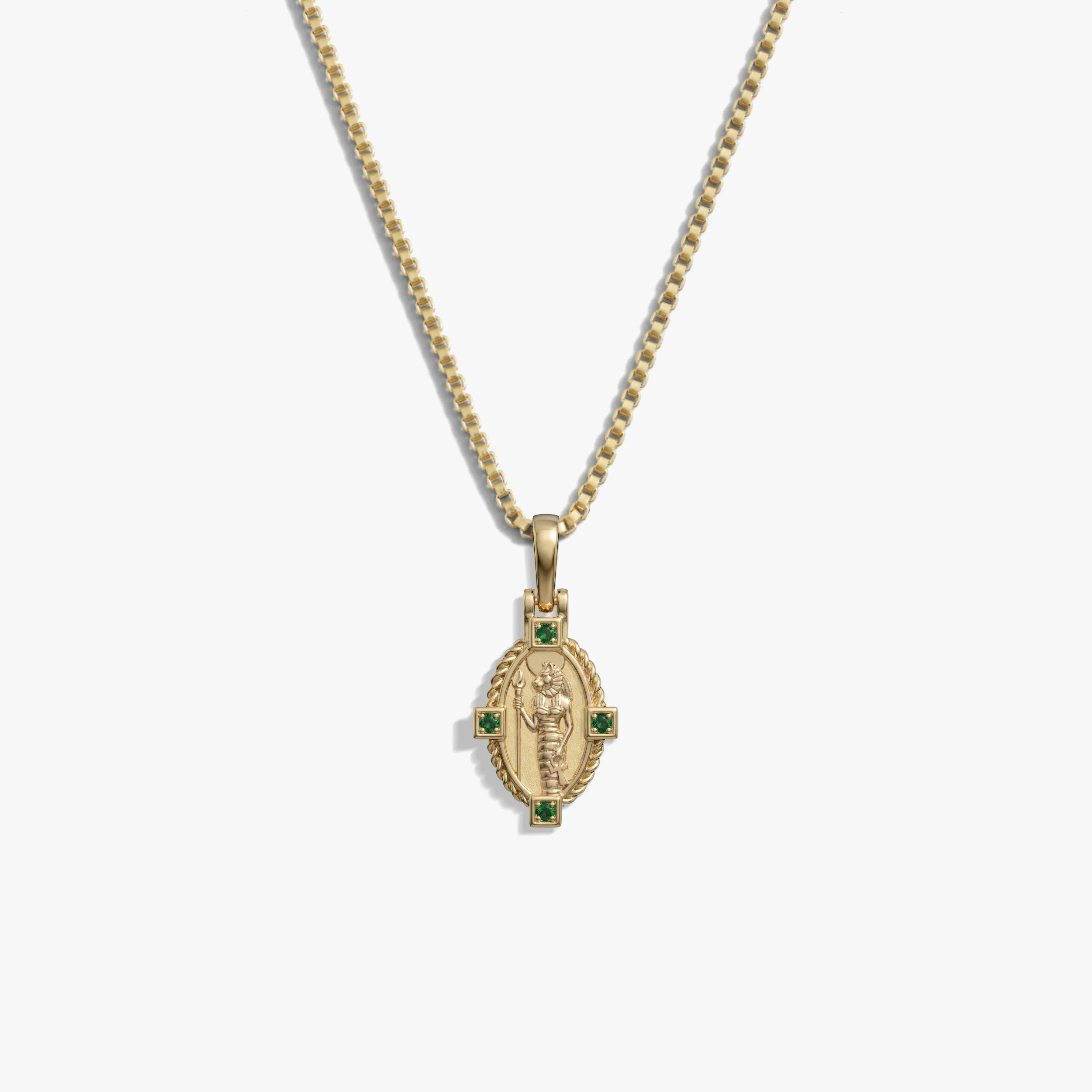 Sekhmet & Bastet Dual Goddess Necklace - Image 3
