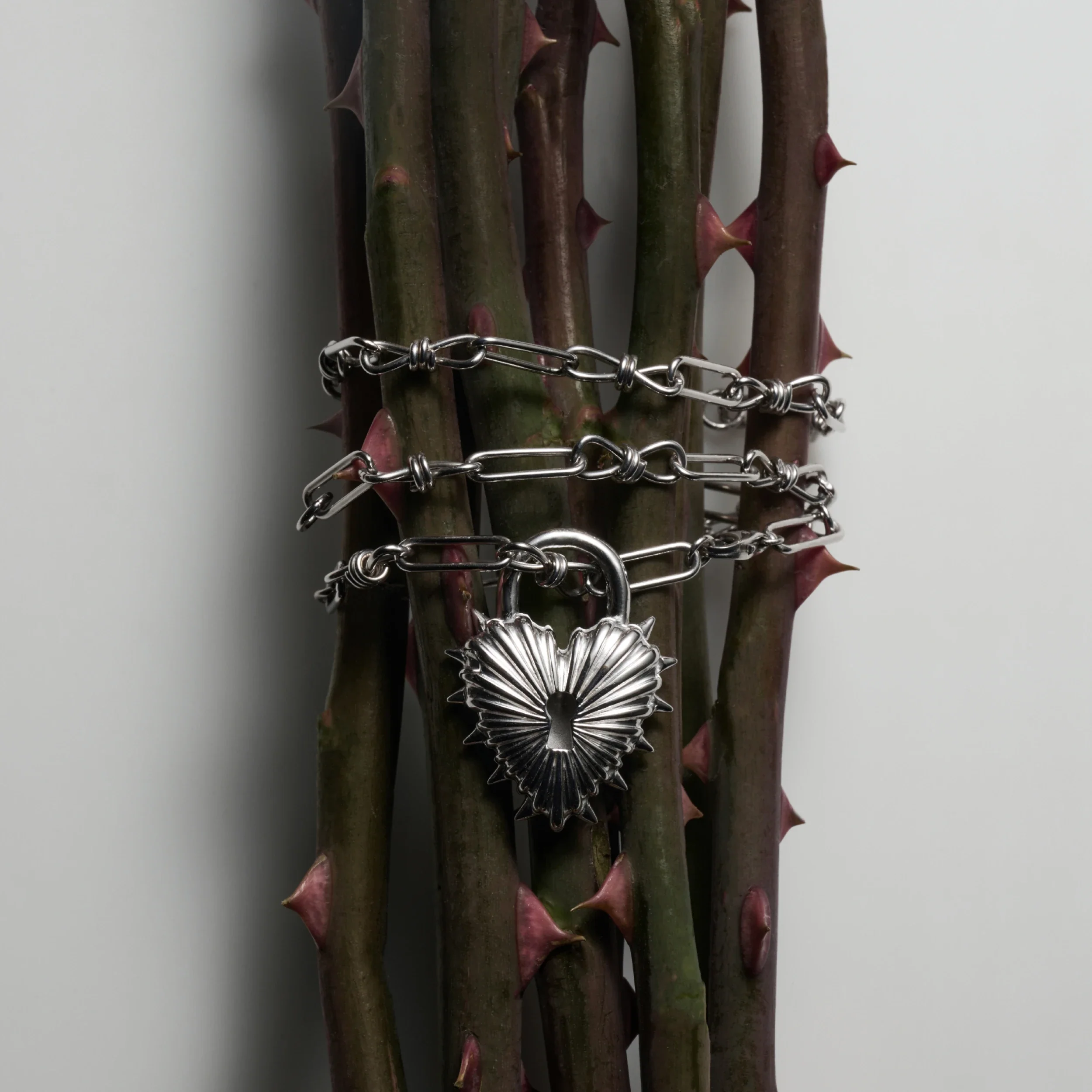 Spiked Heart Locket - Image 3