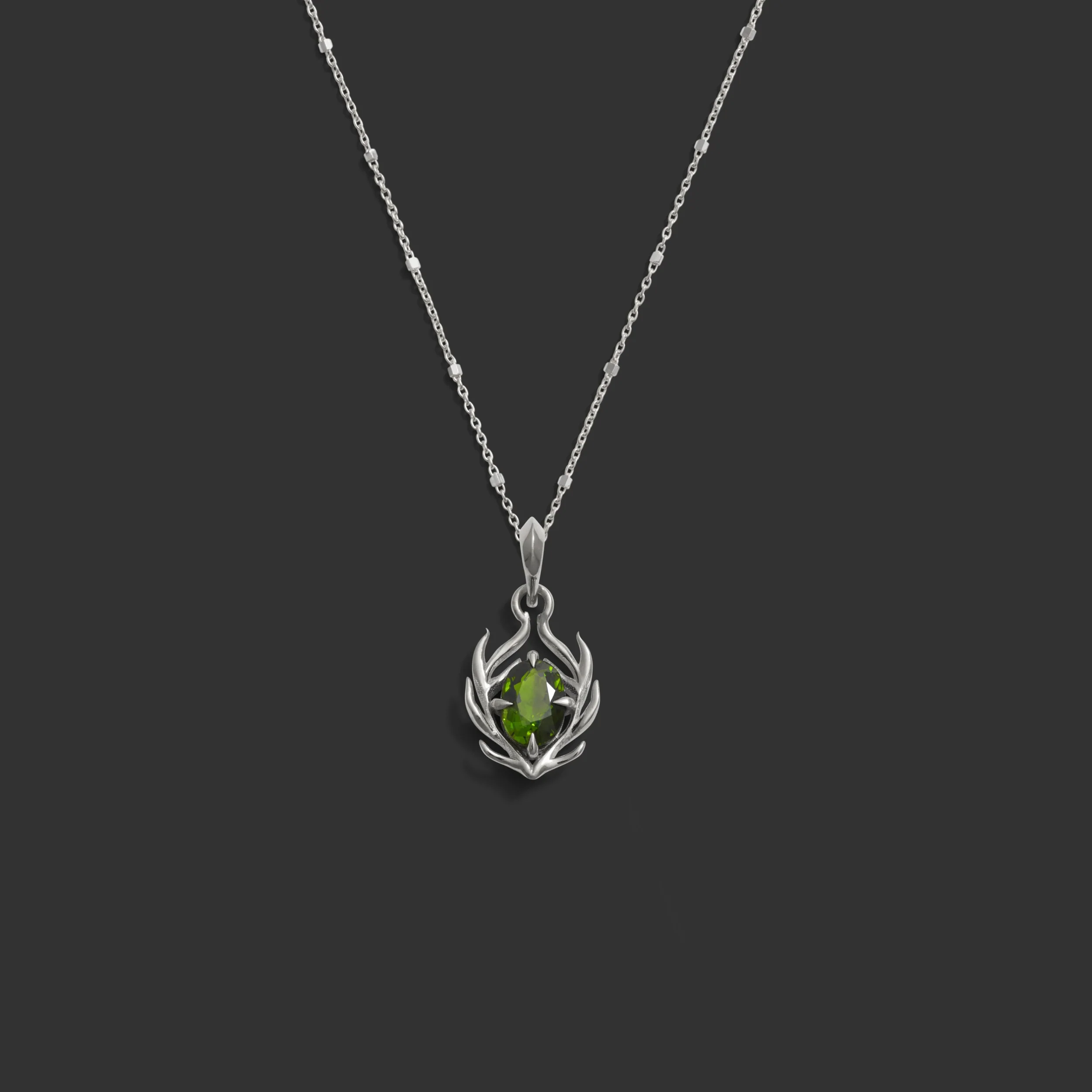 Tourmaline Stag Necklace - Image 6