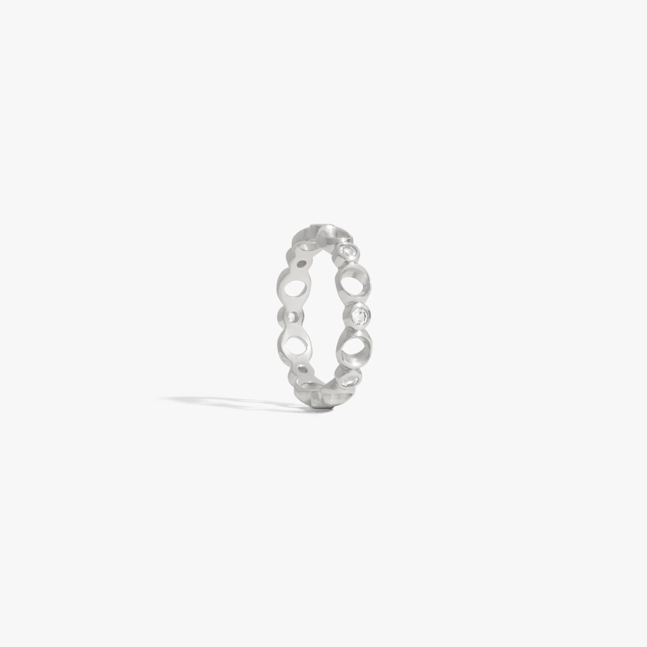 Sapphire Triple Moon Band - Image 4