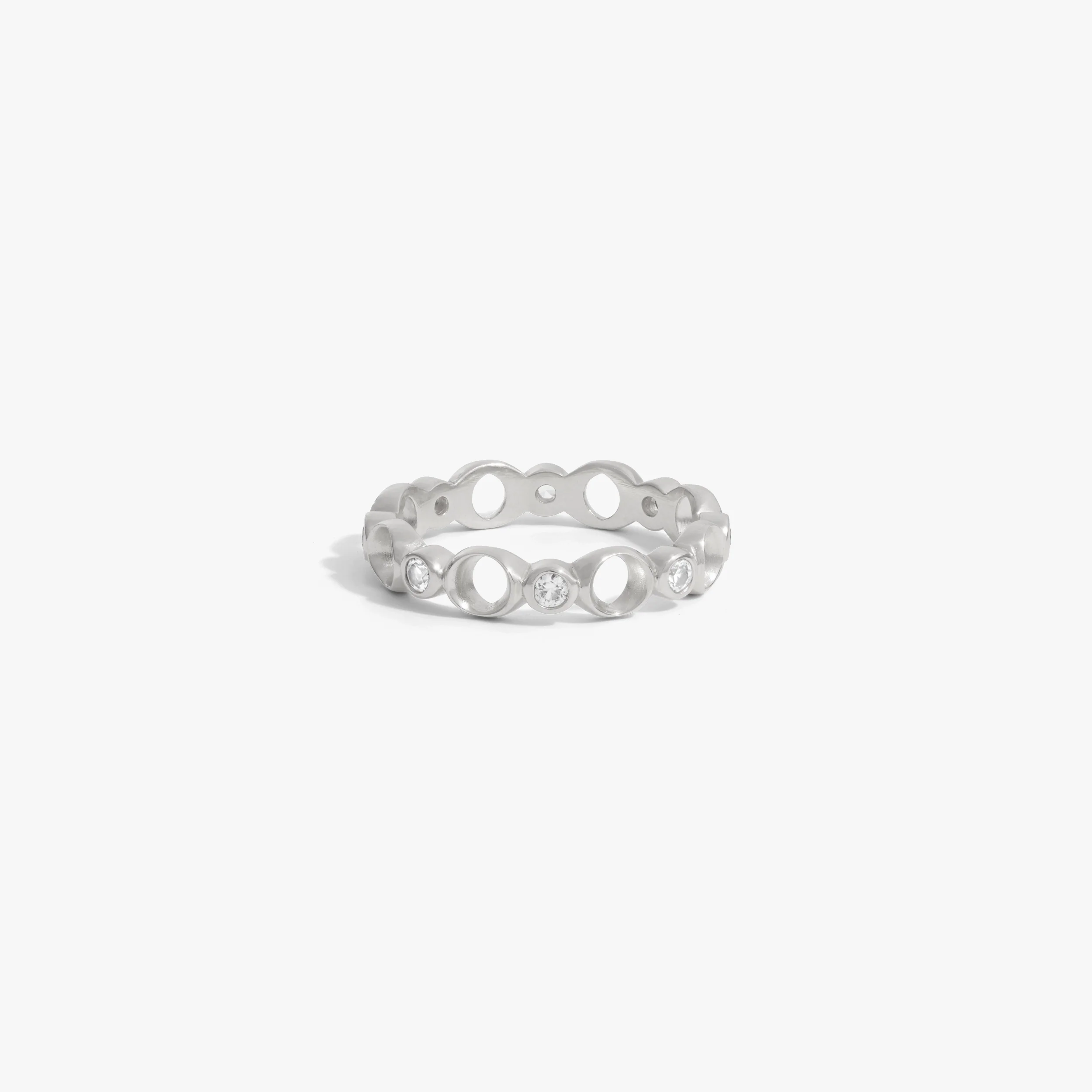 Sapphire Triple Moon Band - Image 5