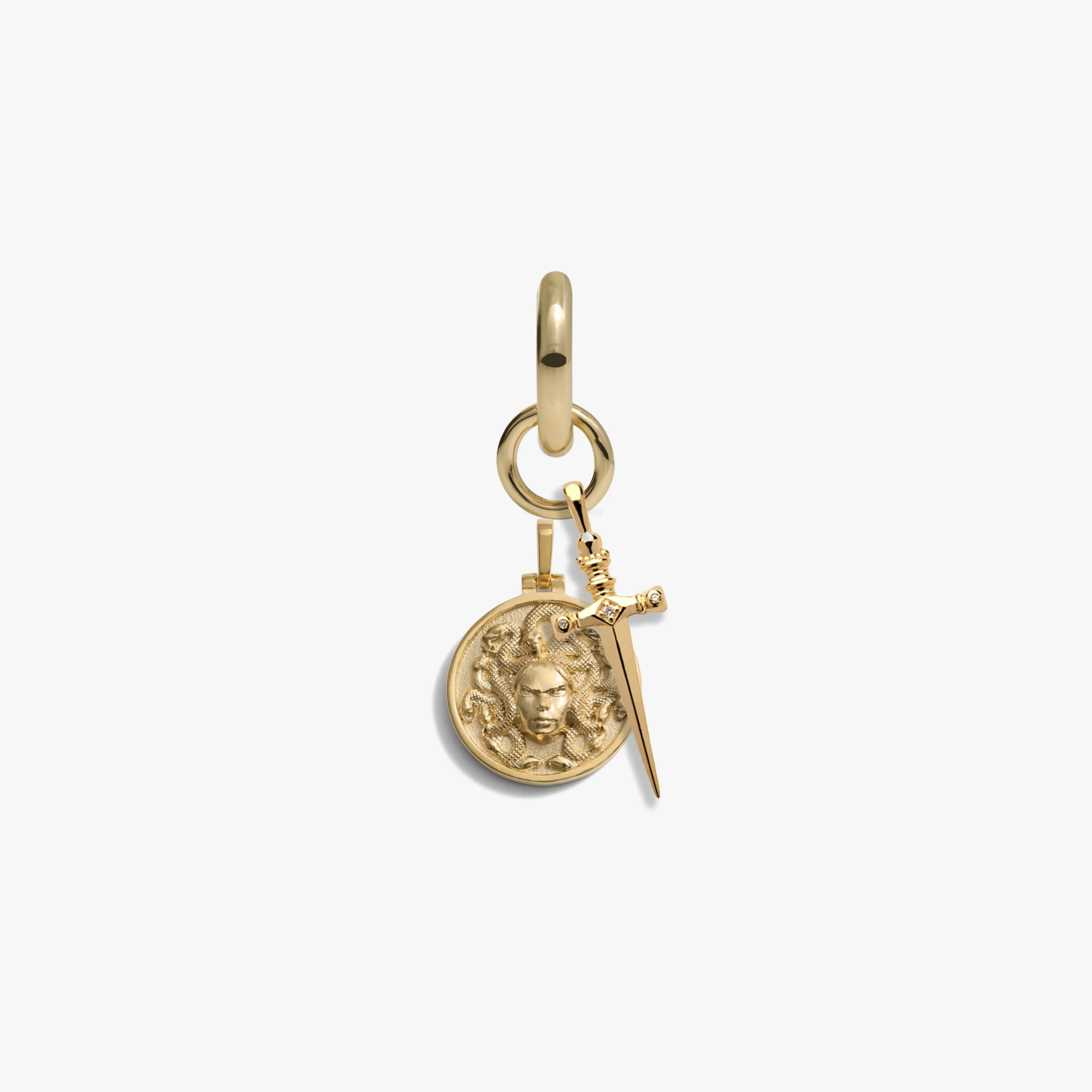 Warrior Goddess Charm Earring - Image 5