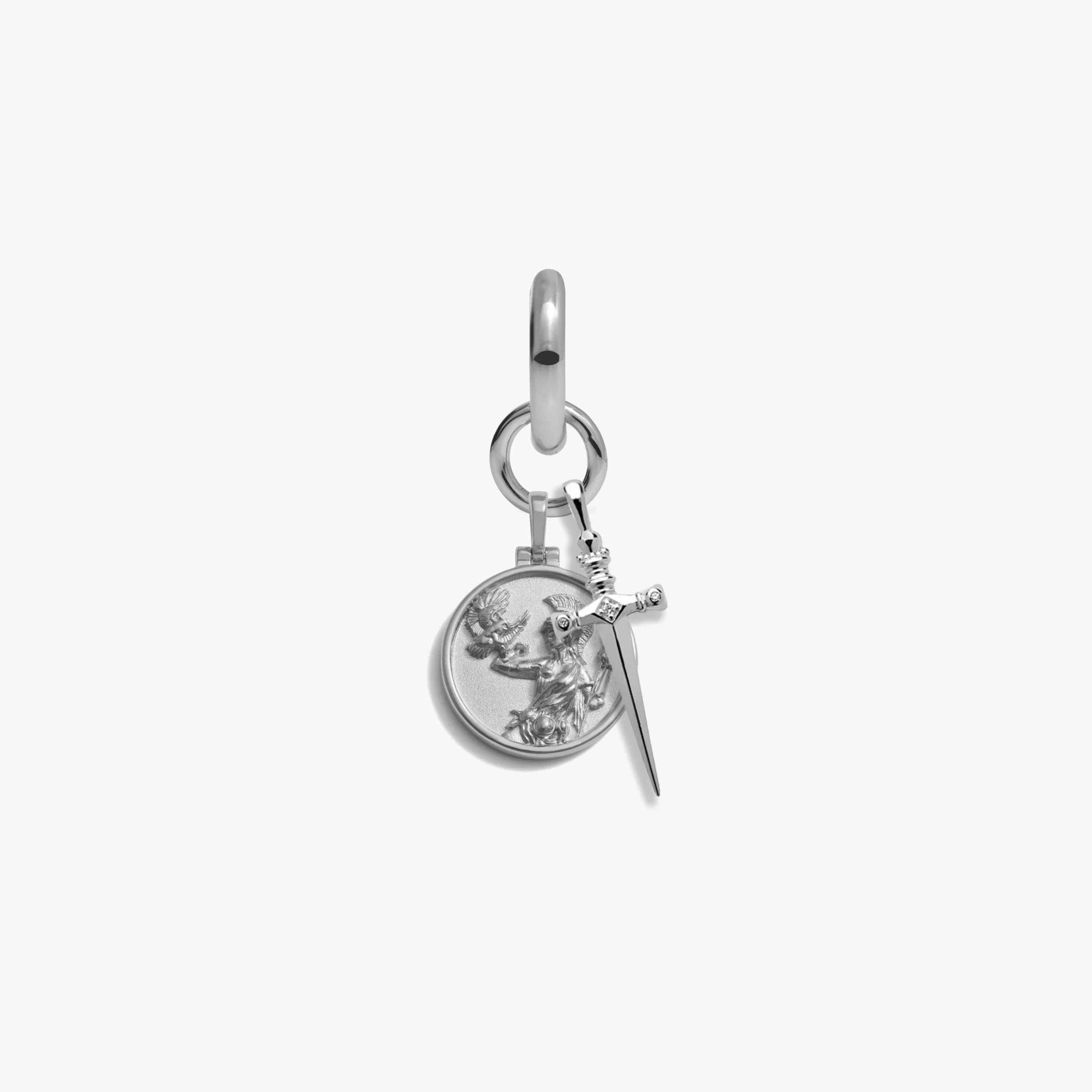 Warrior Goddess Charm Earring - Image 6